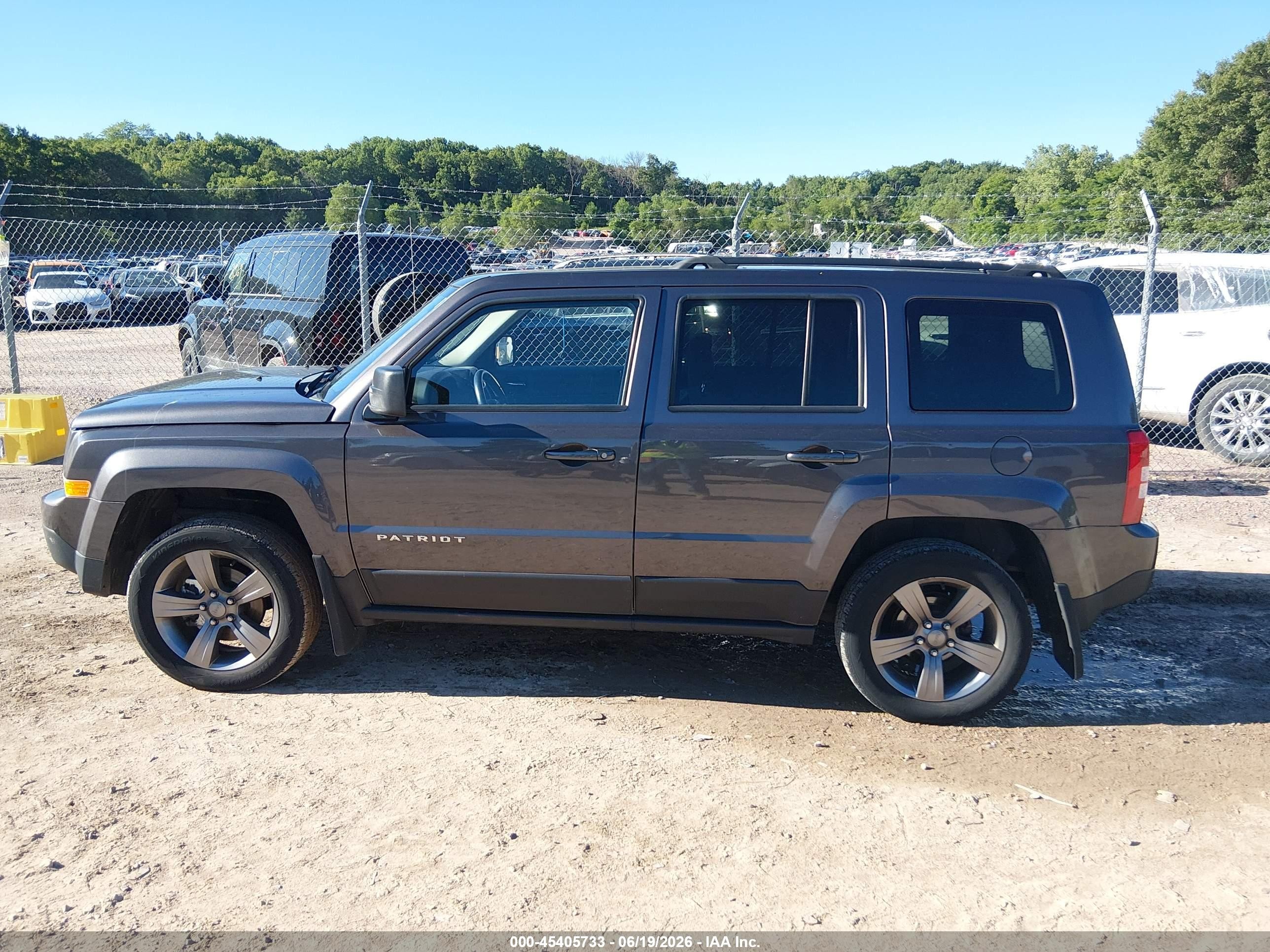 2015 Jeep Patriot High Altitude Edition Black vin: 1C4NJRFB4FD437999