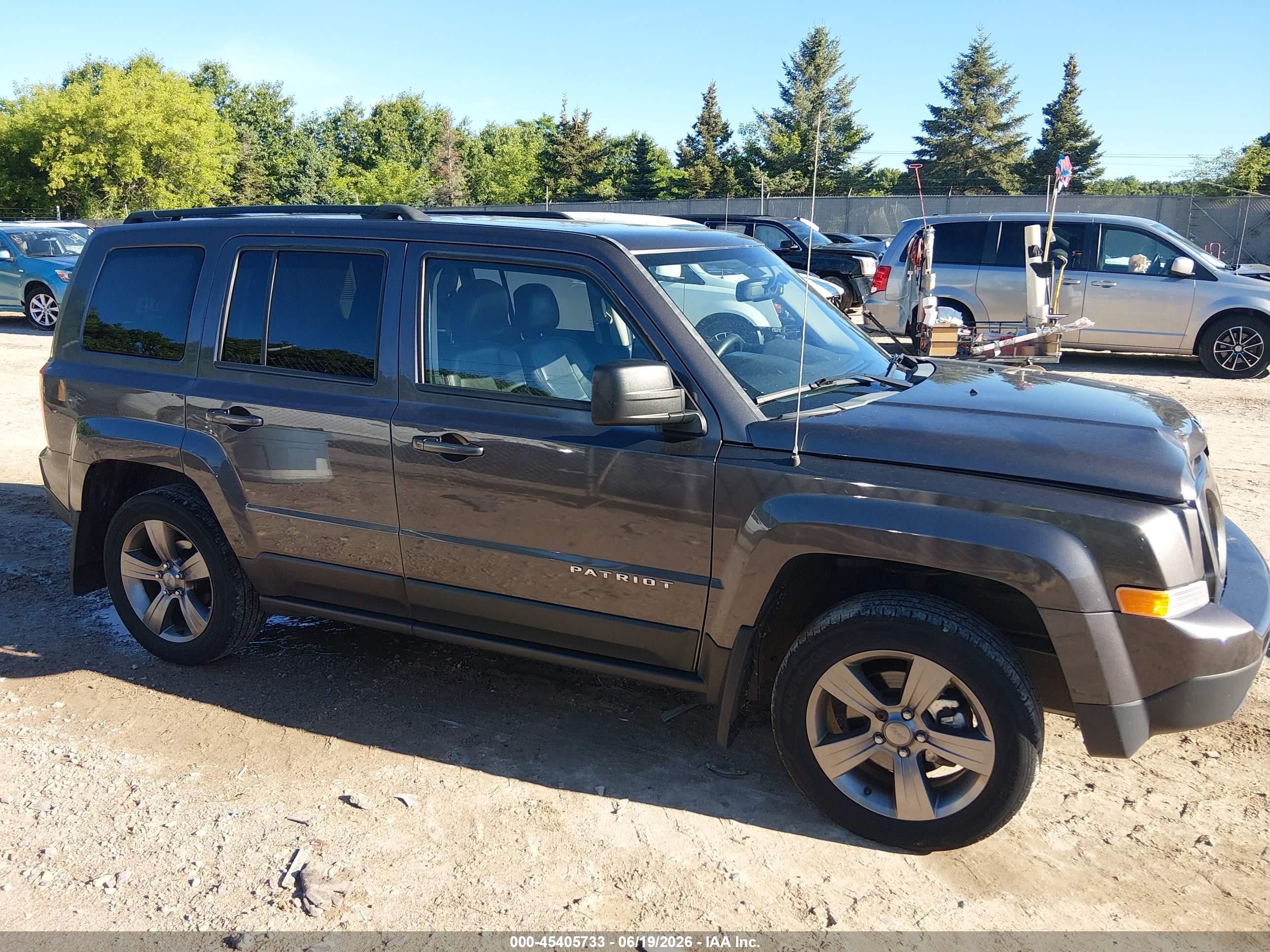 2015 Jeep Patriot High Altitude Edition Black vin: 1C4NJRFB4FD437999