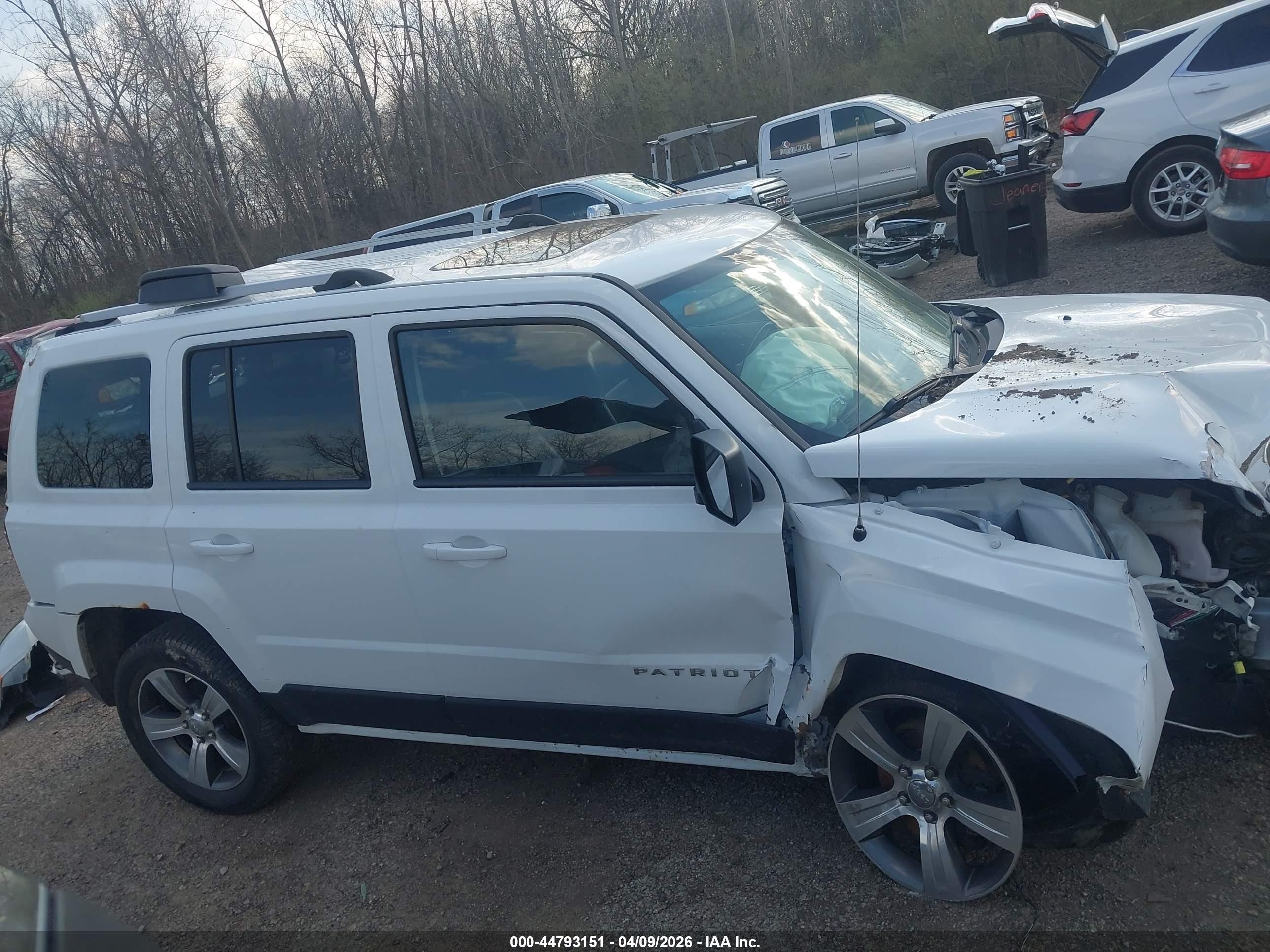 2016 Jeep Patriot High Altitude Edition White vin: 1C4NJRFB4GD695442