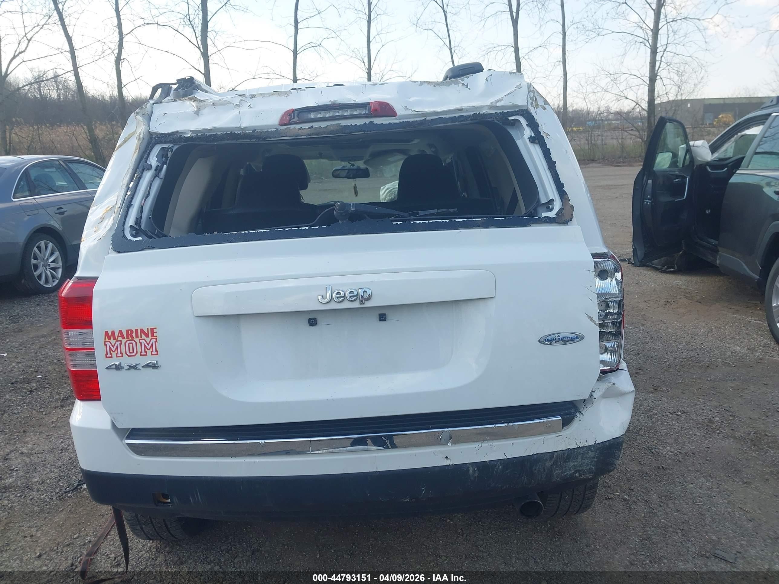 2016 Jeep Patriot High Altitude Edition White vin: 1C4NJRFB4GD695442