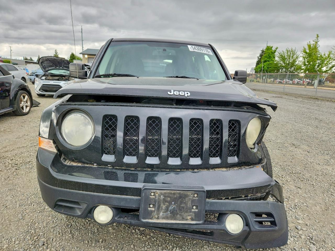 2012 Jeep Patriot Latitude Черный vin: 1C4NJRFB5CD577653