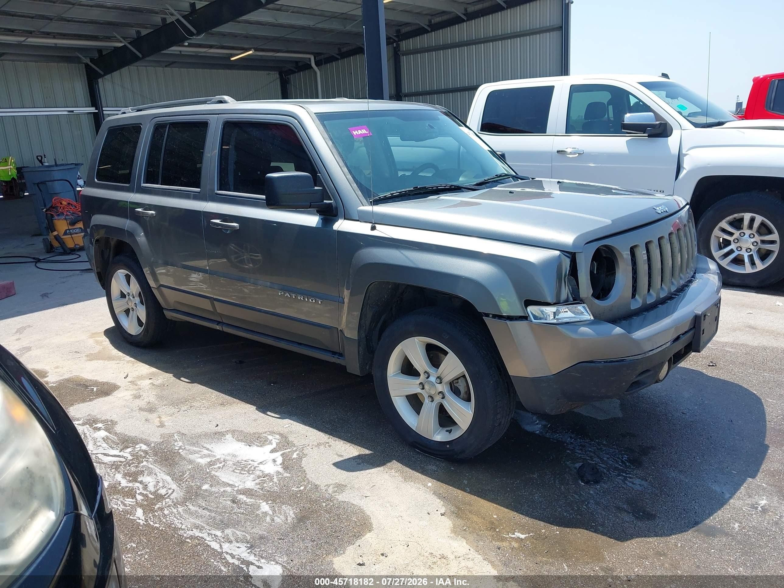 2014 Jeep Patriot Latitude Gray vin: 1C4NJRFB5ED500770