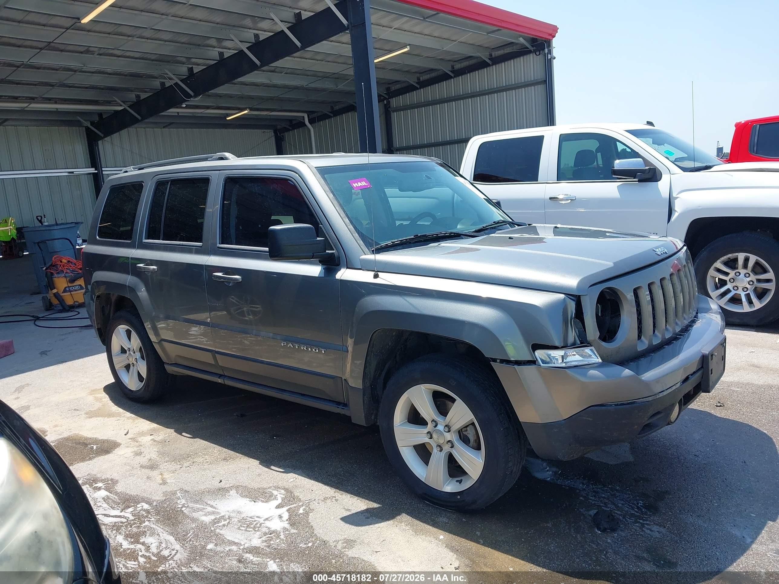 2014 Jeep Patriot Latitude Gray vin: 1C4NJRFB5ED500770