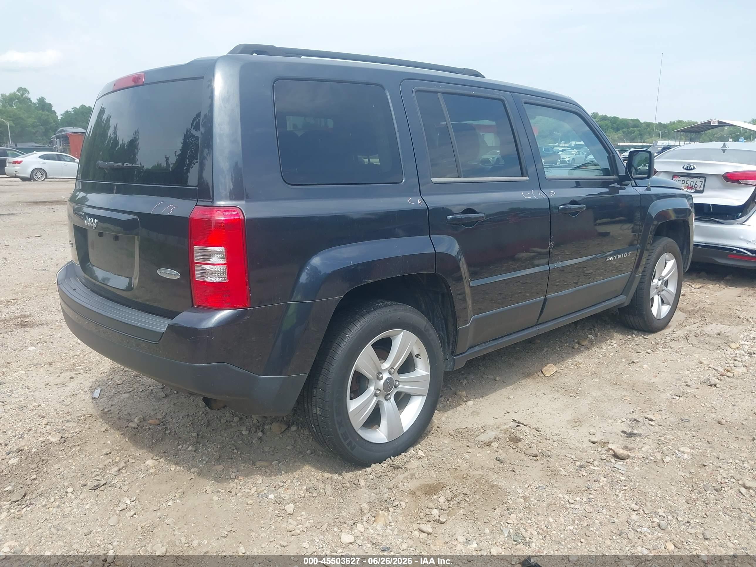 2014 Jeep Patriot Latitude Dark Blue vin: 1C4NJRFB5ED616728