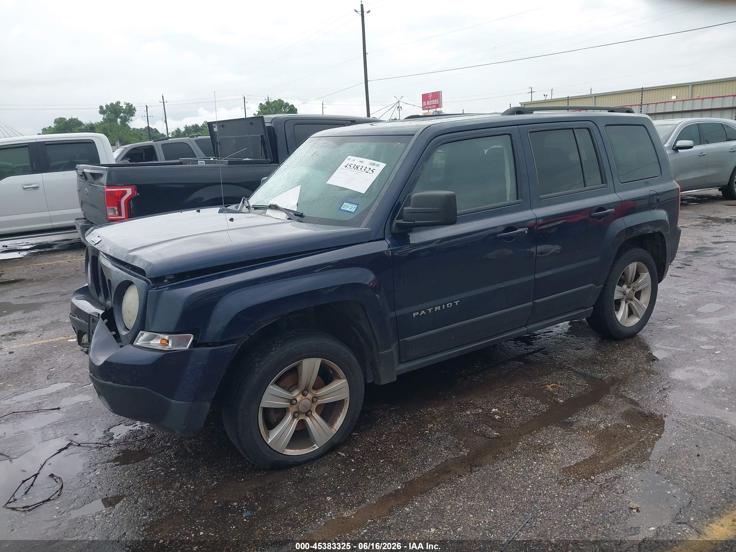 2014 Jeep Patriot Latitude Black vin: 1C4NJRFB5ED693776