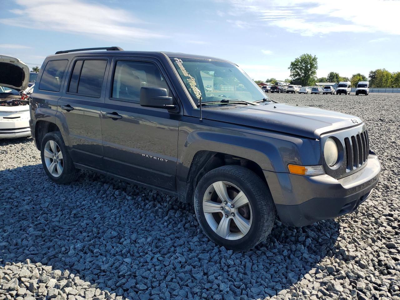 2014 Jeep Patriot Latitude Gray vin: 1C4NJRFB5ED910310