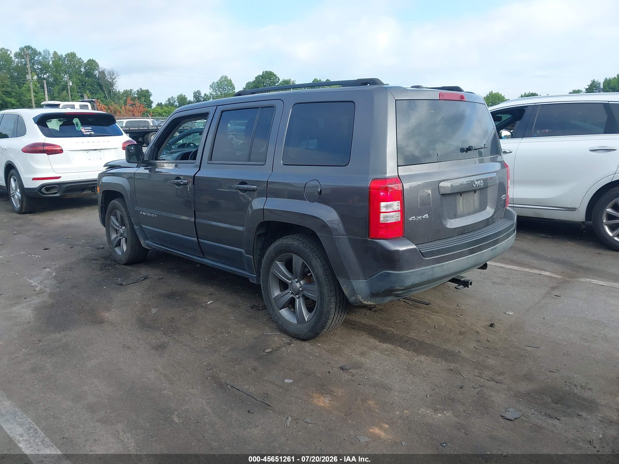 2015 Jeep Patriot High Altitude Edition Gray vin: 1C4NJRFB5FD218033