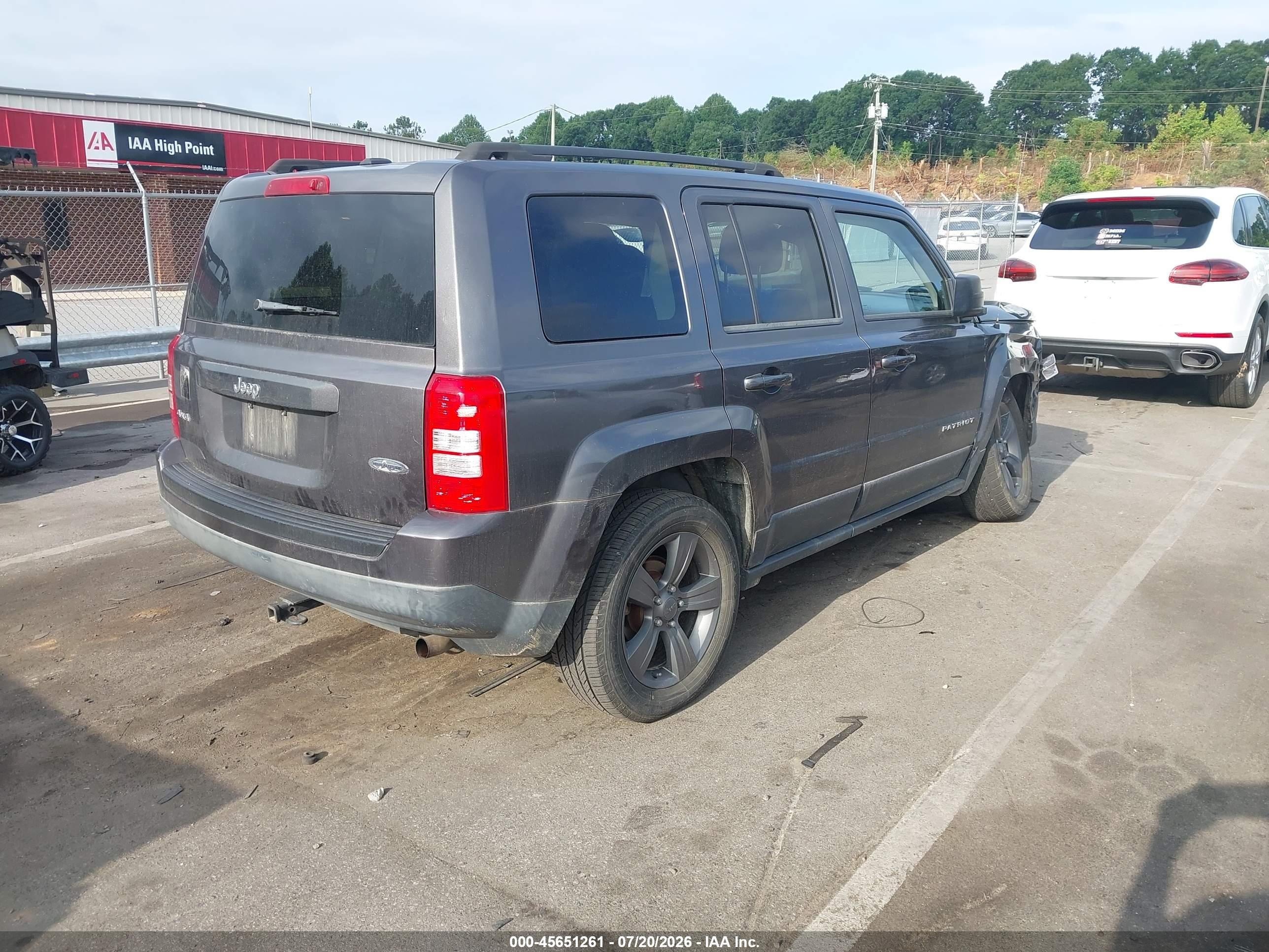 2015 Jeep Patriot High Altitude Edition Gray vin: 1C4NJRFB5FD218033