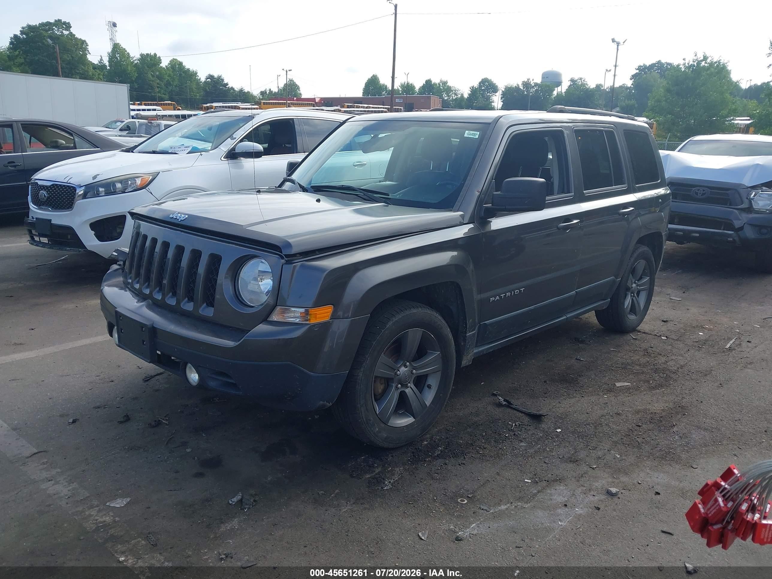 2015 Jeep Patriot High Altitude Edition Gray vin: 1C4NJRFB5FD218033