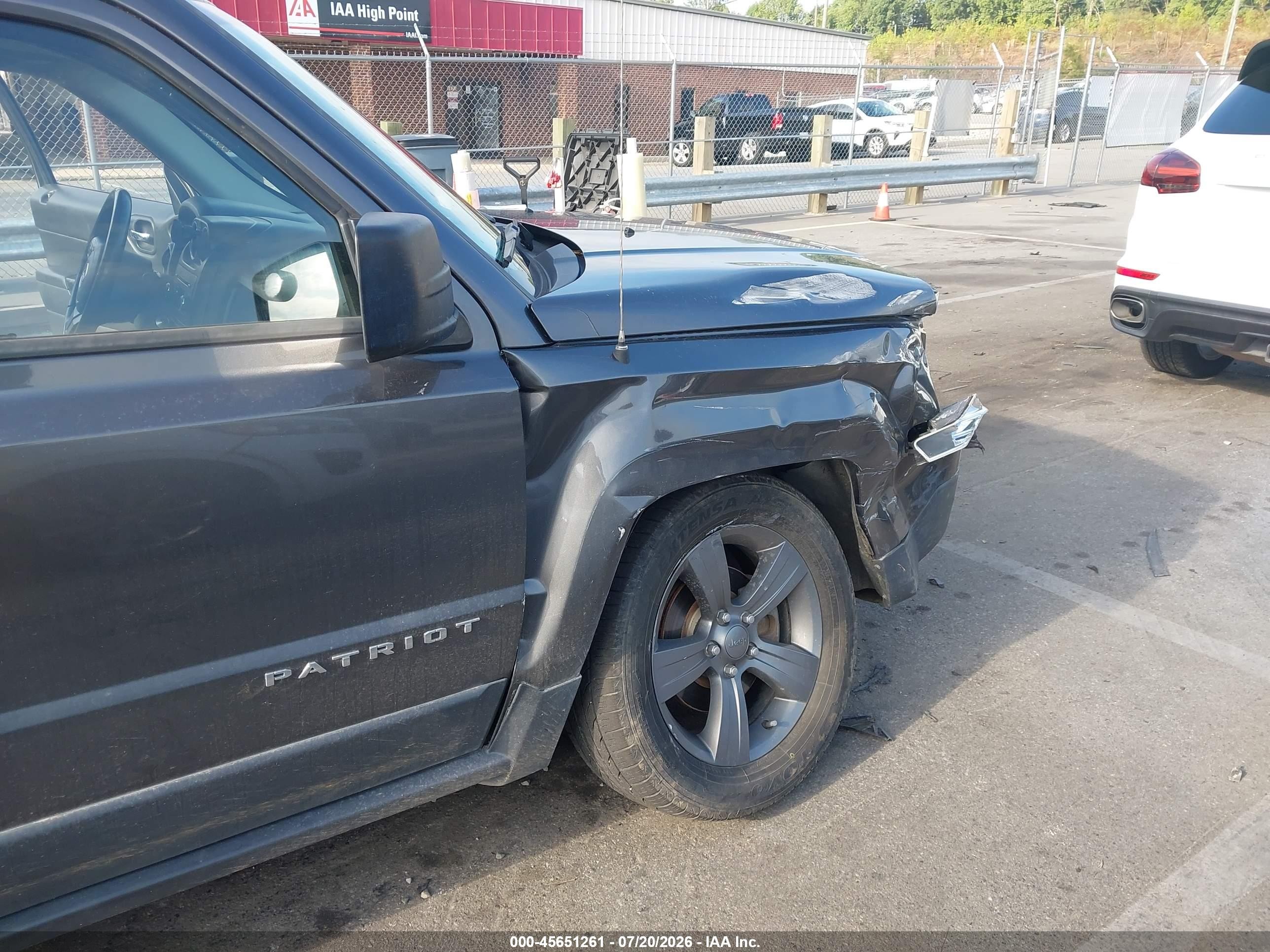 2015 Jeep Patriot High Altitude Edition Gray vin: 1C4NJRFB5FD218033