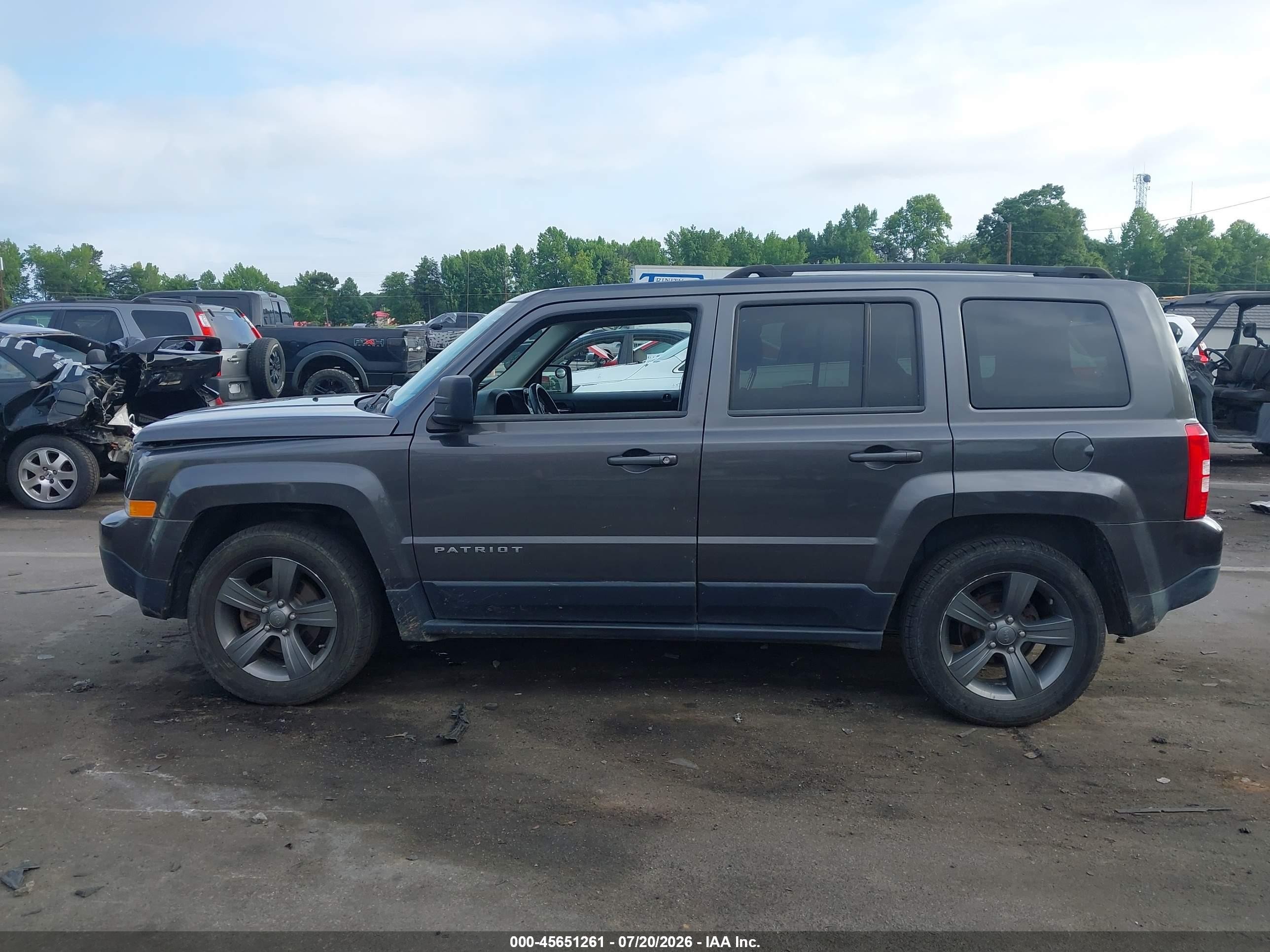 2015 Jeep Patriot High Altitude Edition Gray vin: 1C4NJRFB5FD218033