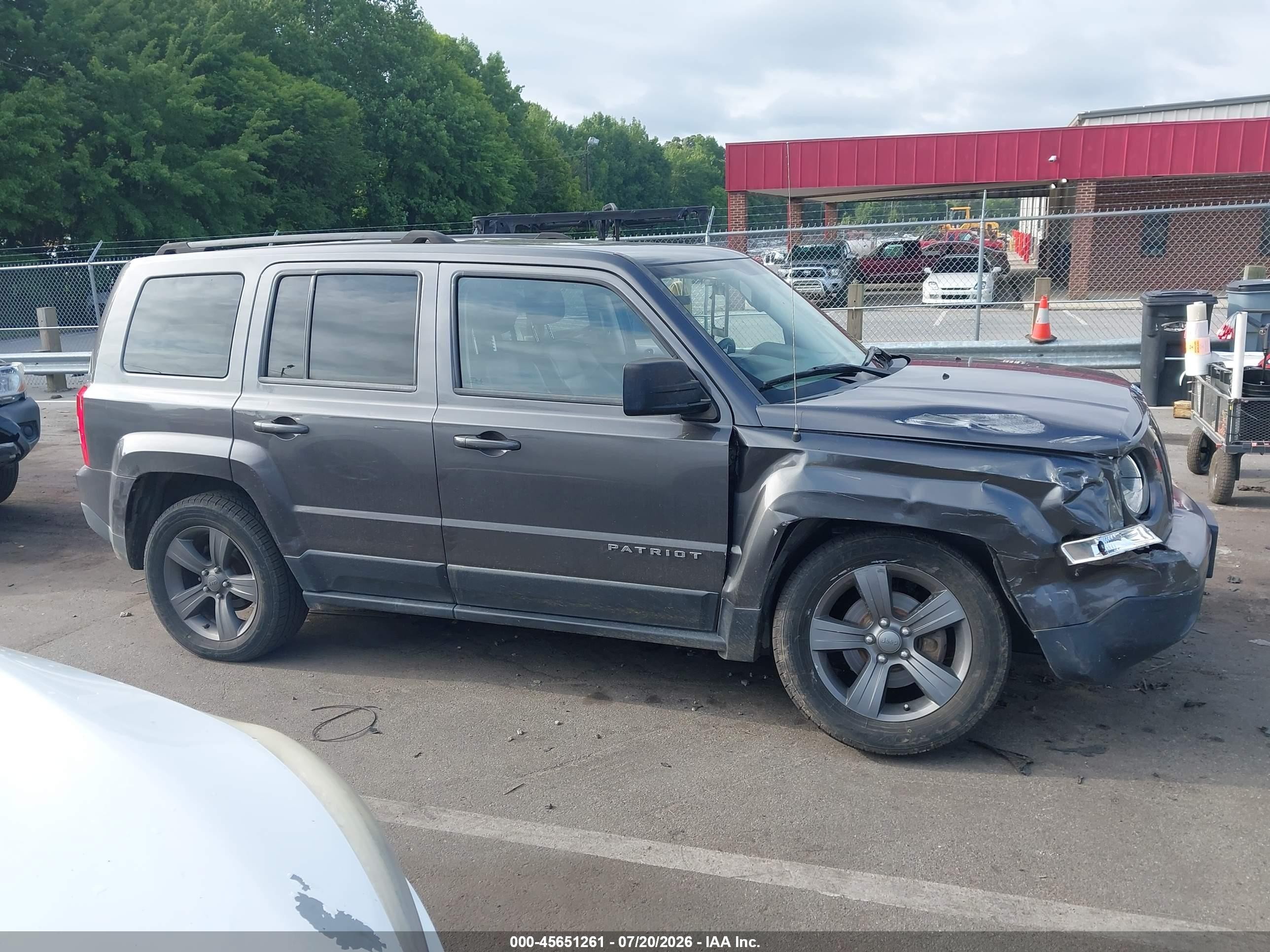 2015 Jeep Patriot High Altitude Edition Gray vin: 1C4NJRFB5FD218033