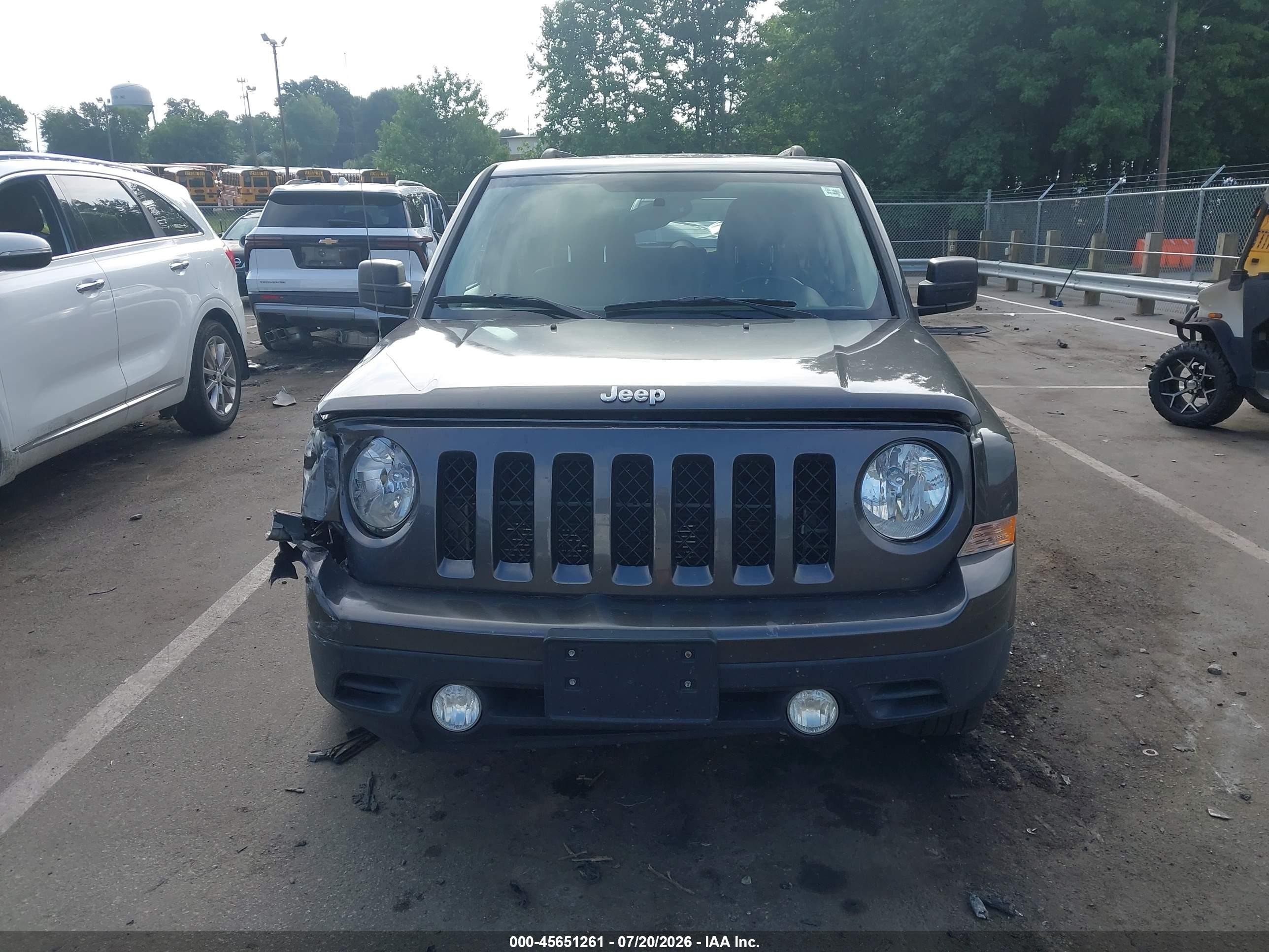 2015 Jeep Patriot High Altitude Edition Gray vin: 1C4NJRFB5FD218033