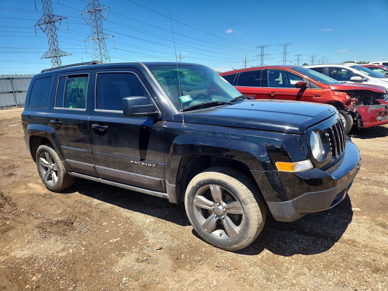 2015 Jeep Patriot Latitude Black vin: 1C4NJRFB5FD218193