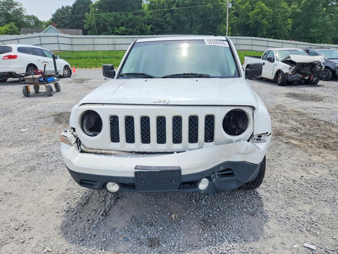 2015 Jeep Patriot Latitude Белый vin: 1C4NJRFB5FD339841