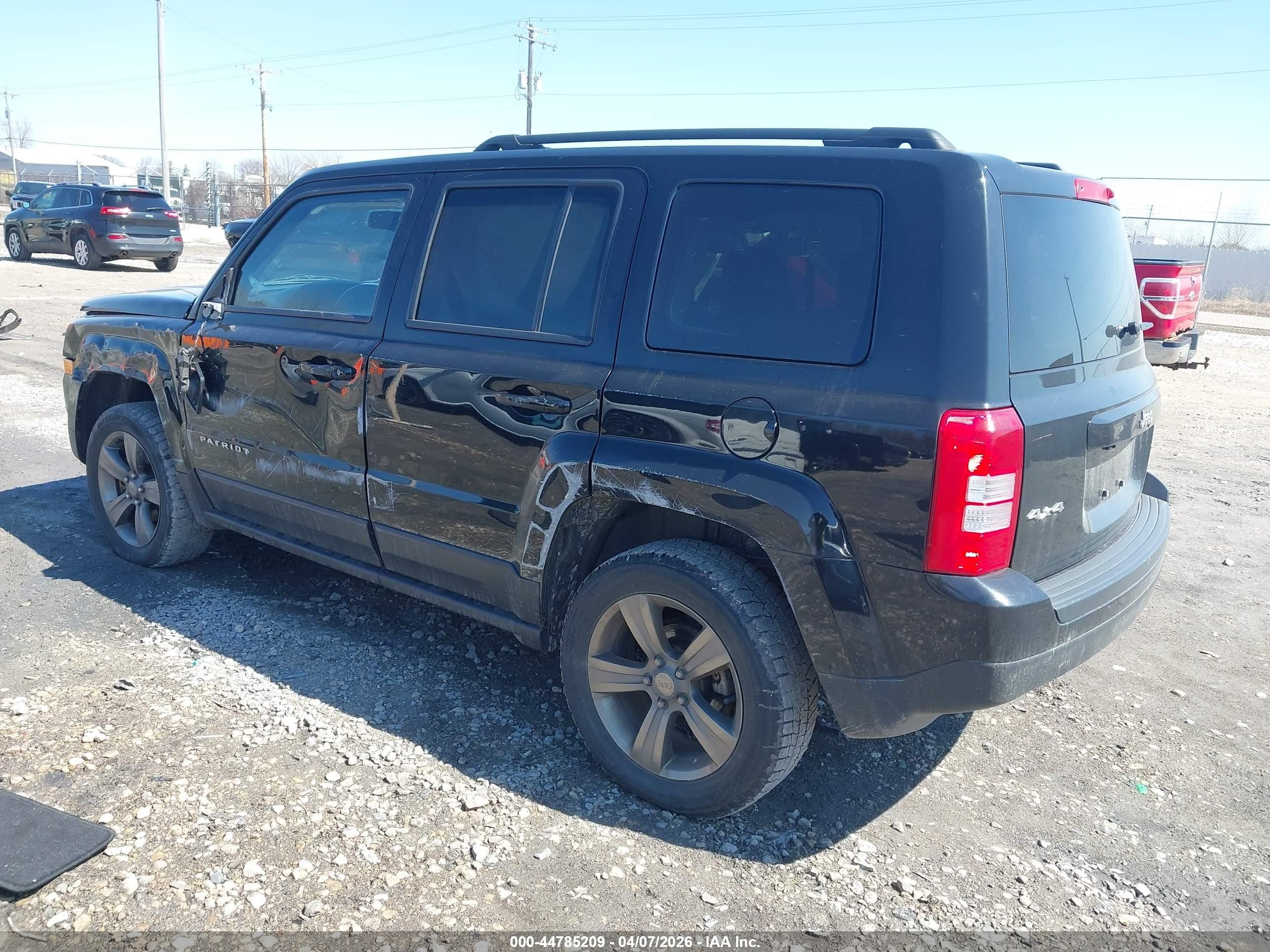 2015 Jeep Patriot High Altitude Edition Black vin: 1C4NJRFB5FD348264