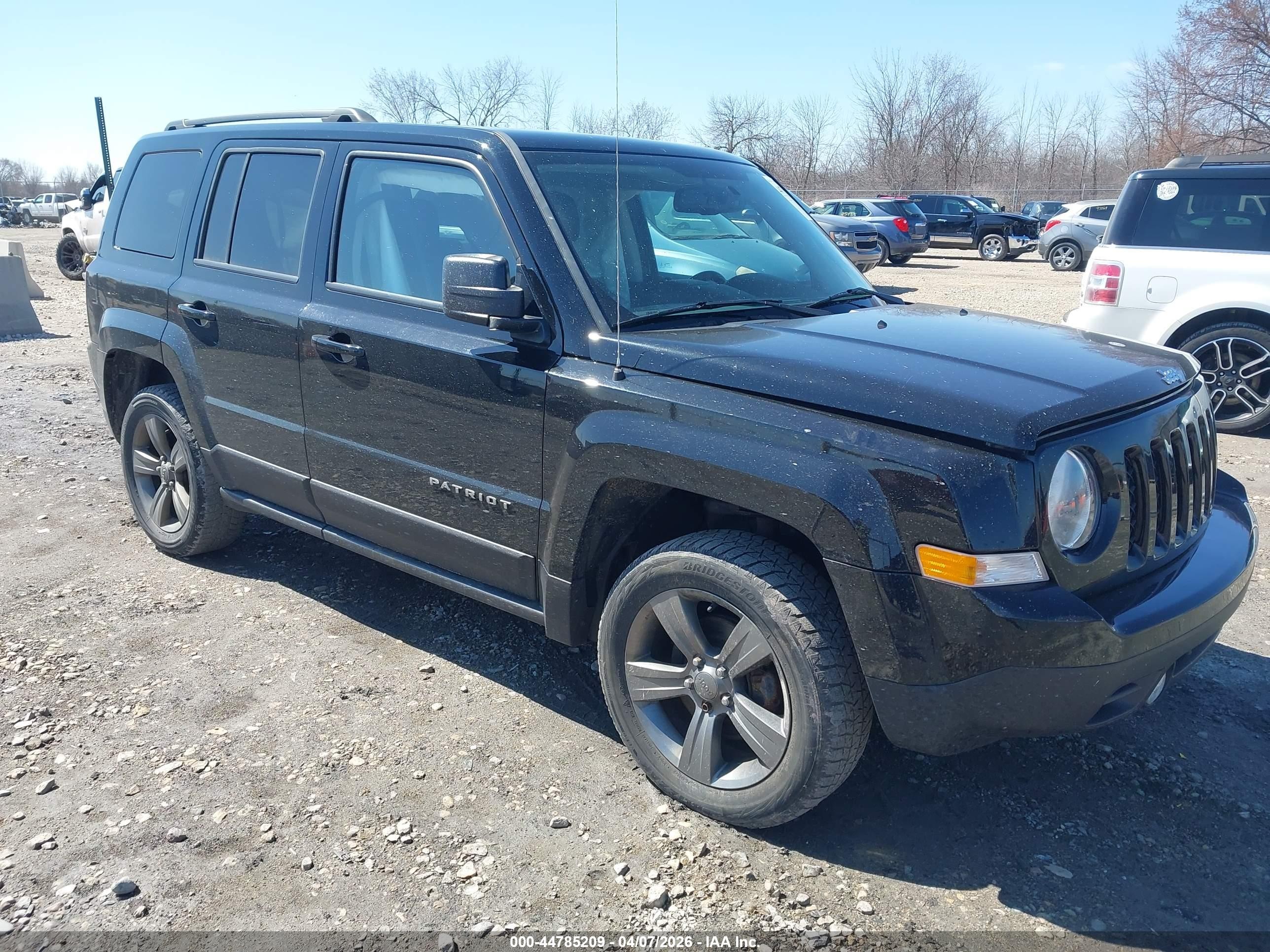 2015 Jeep Patriot High Altitude Edition Black vin: 1C4NJRFB5FD348264