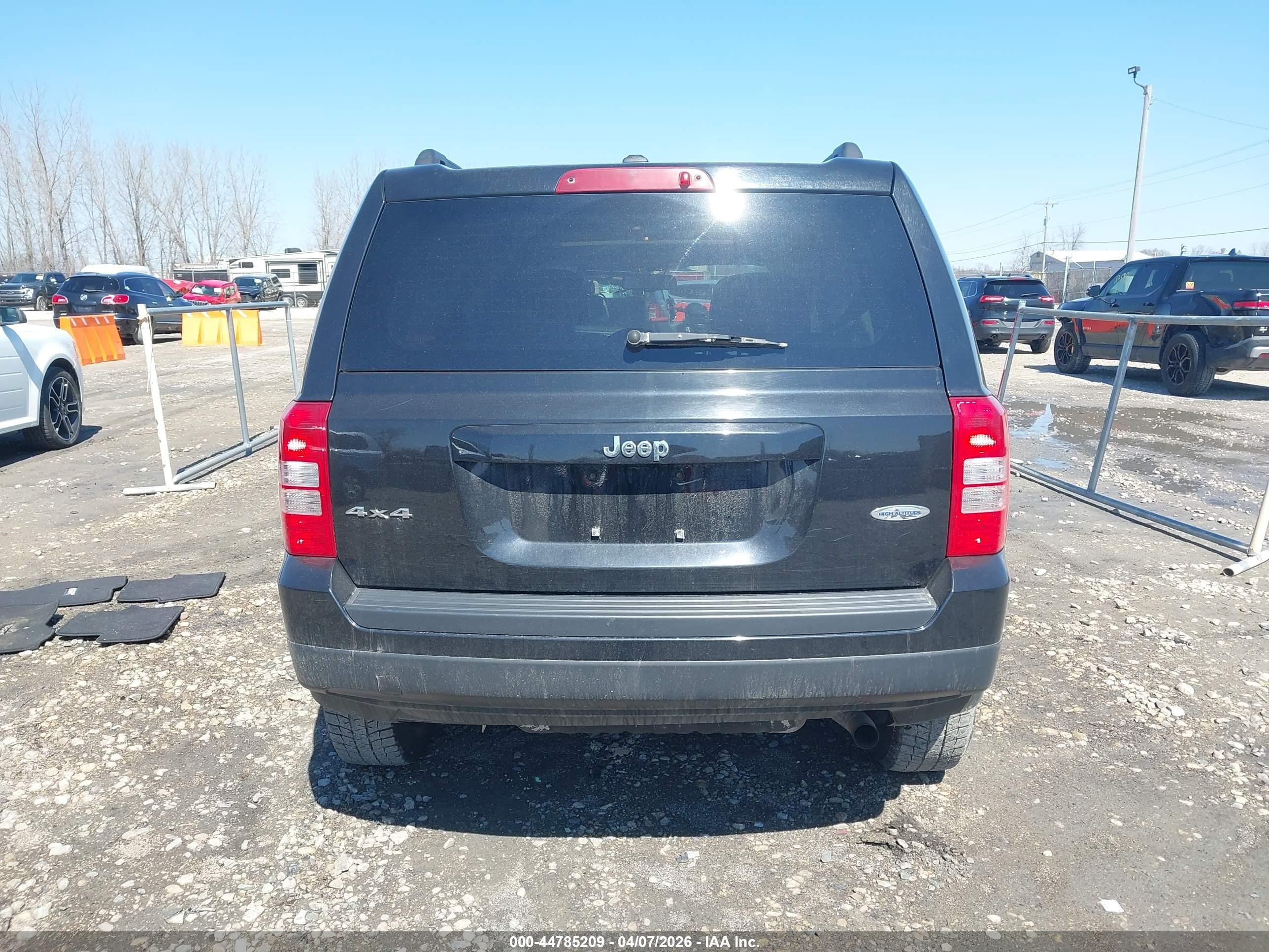 2015 Jeep Patriot High Altitude Edition Black vin: 1C4NJRFB5FD348264
