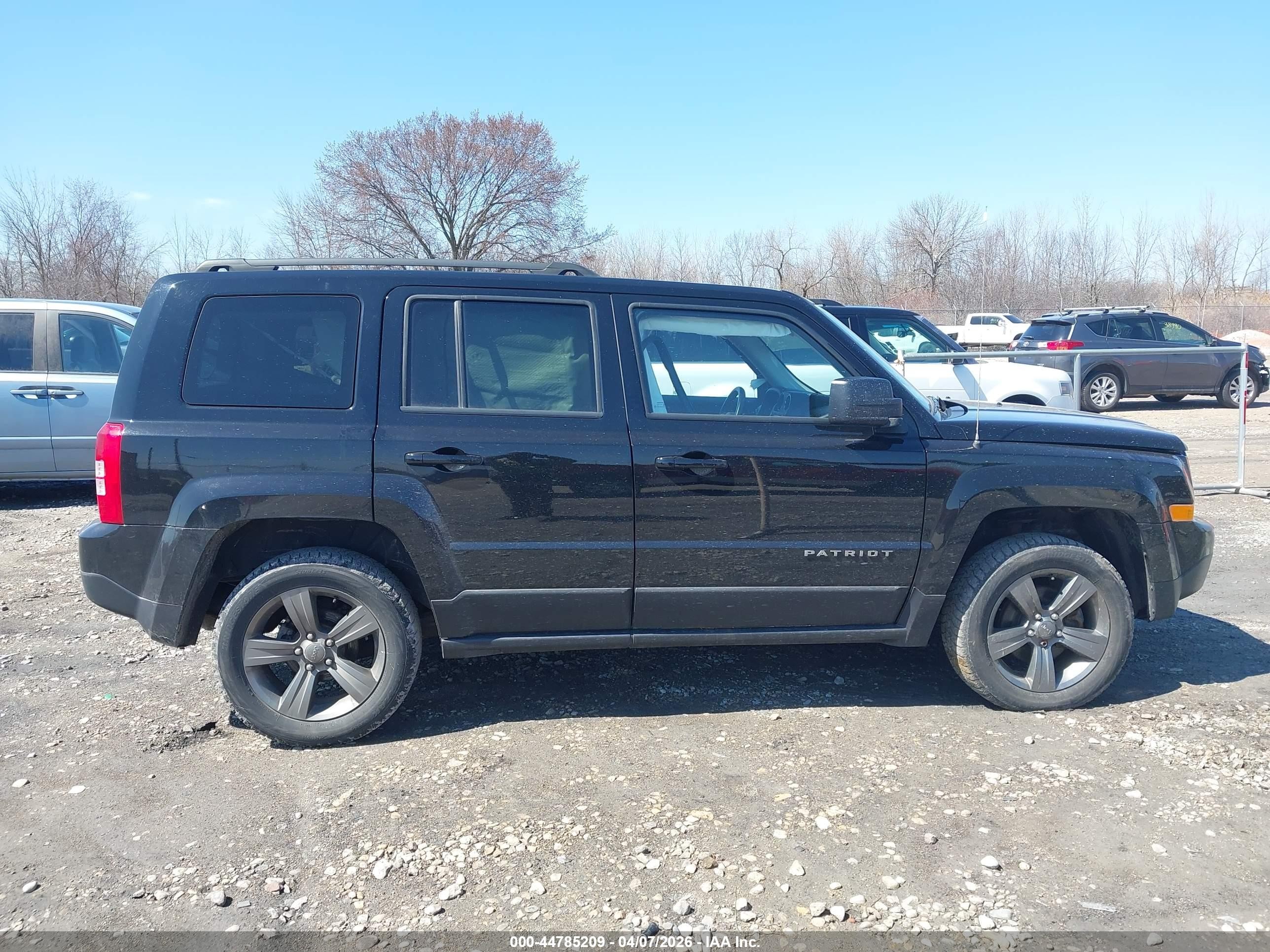 2015 Jeep Patriot High Altitude Edition Black vin: 1C4NJRFB5FD348264