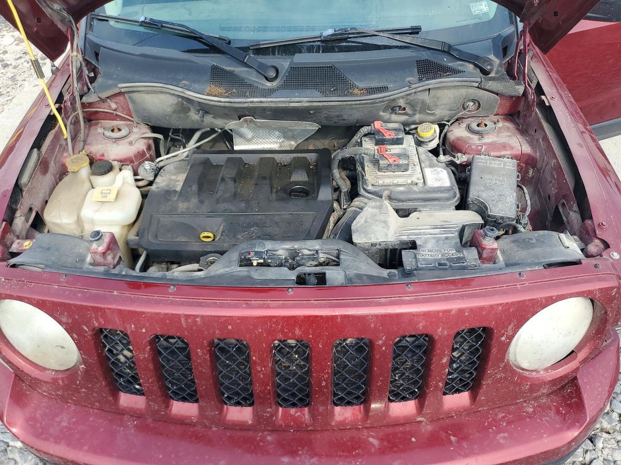 2012 Jeep Patriot Latitude Maroon vin: 1C4NJRFB6CD563017