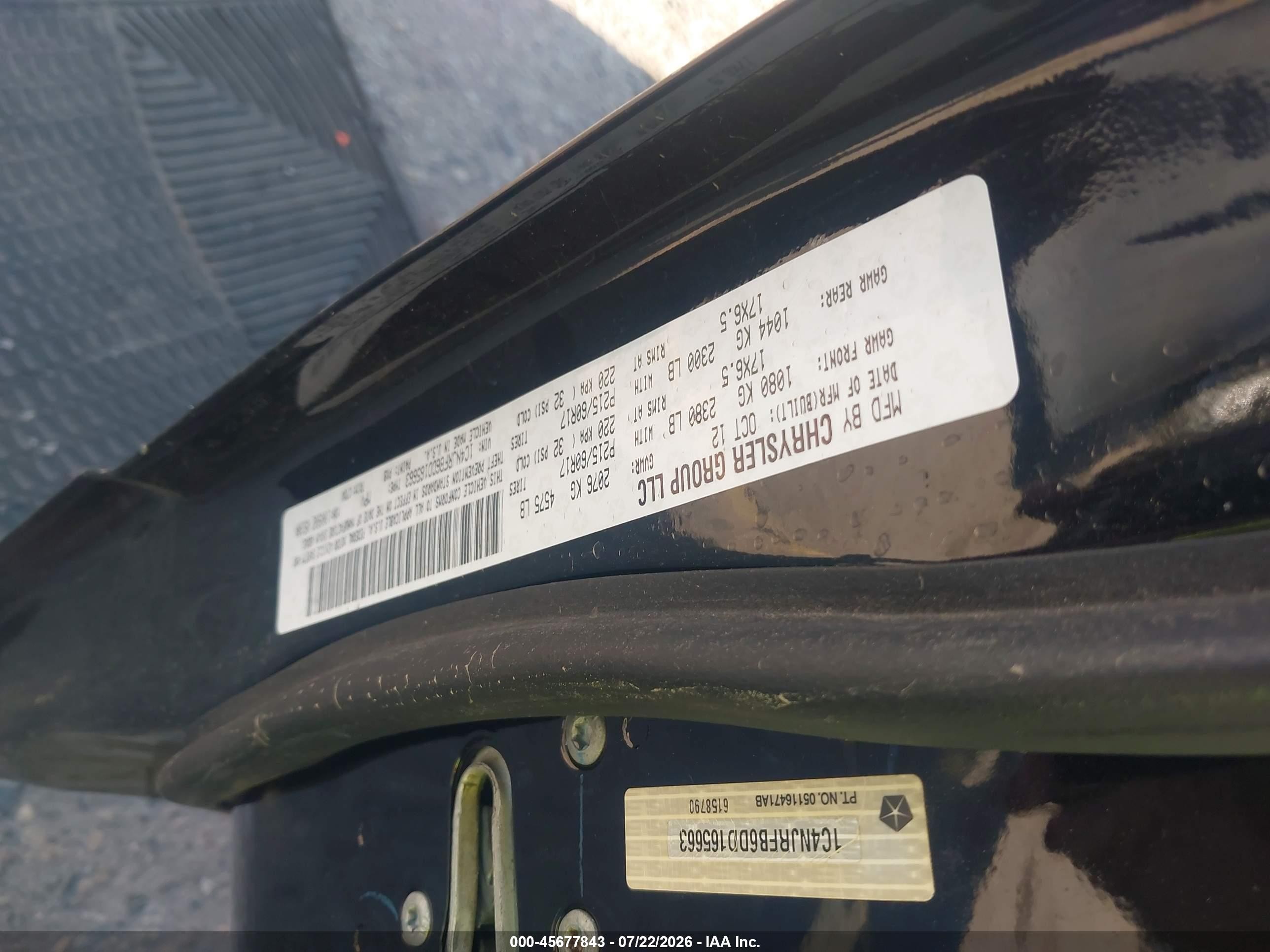 2013 Jeep Patriot Latitude Black vin: 1C4NJRFB6DD165663