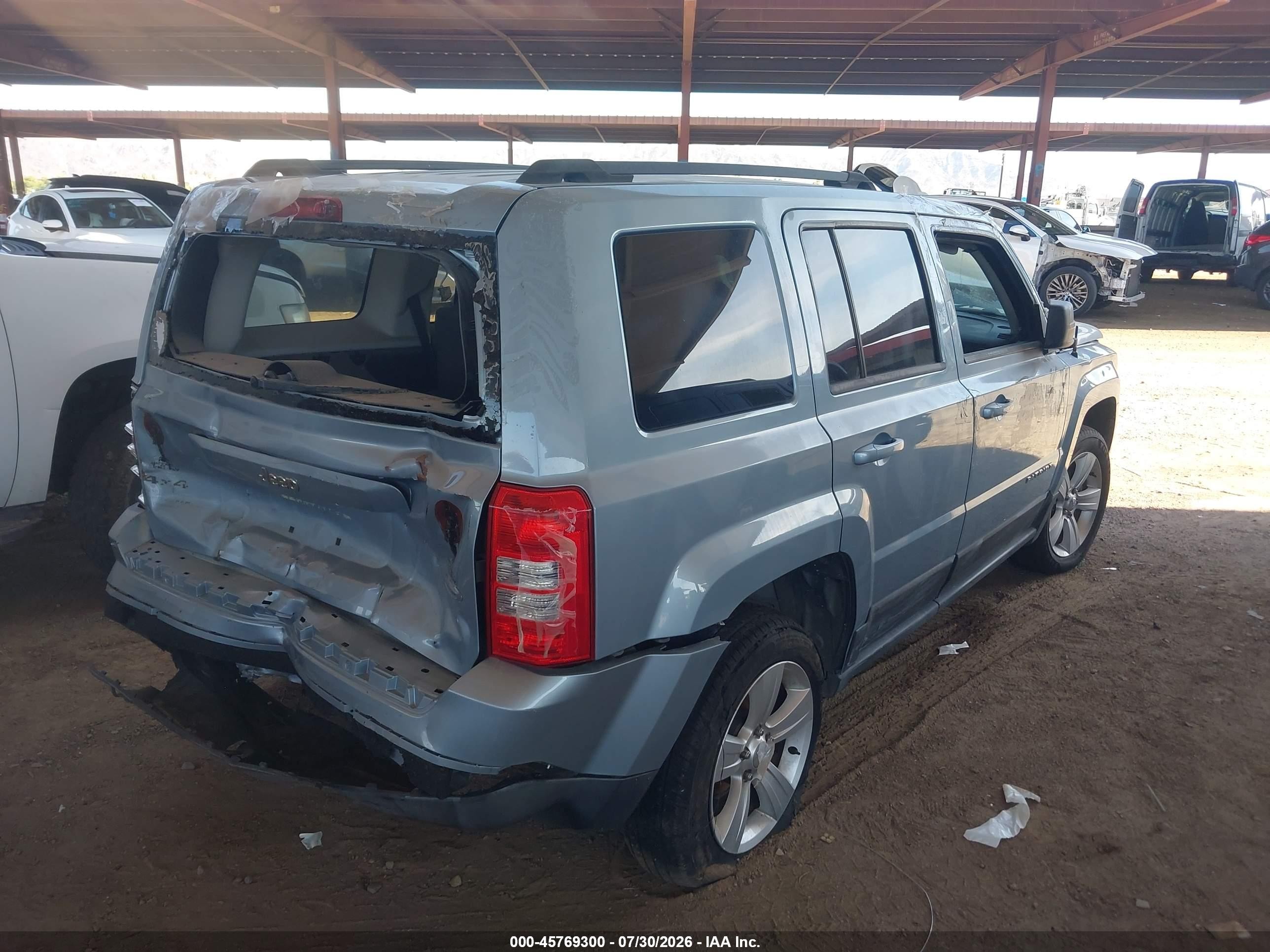 2013 Jeep Patriot Latitude Синий vin: 1C4NJRFB6DD221956