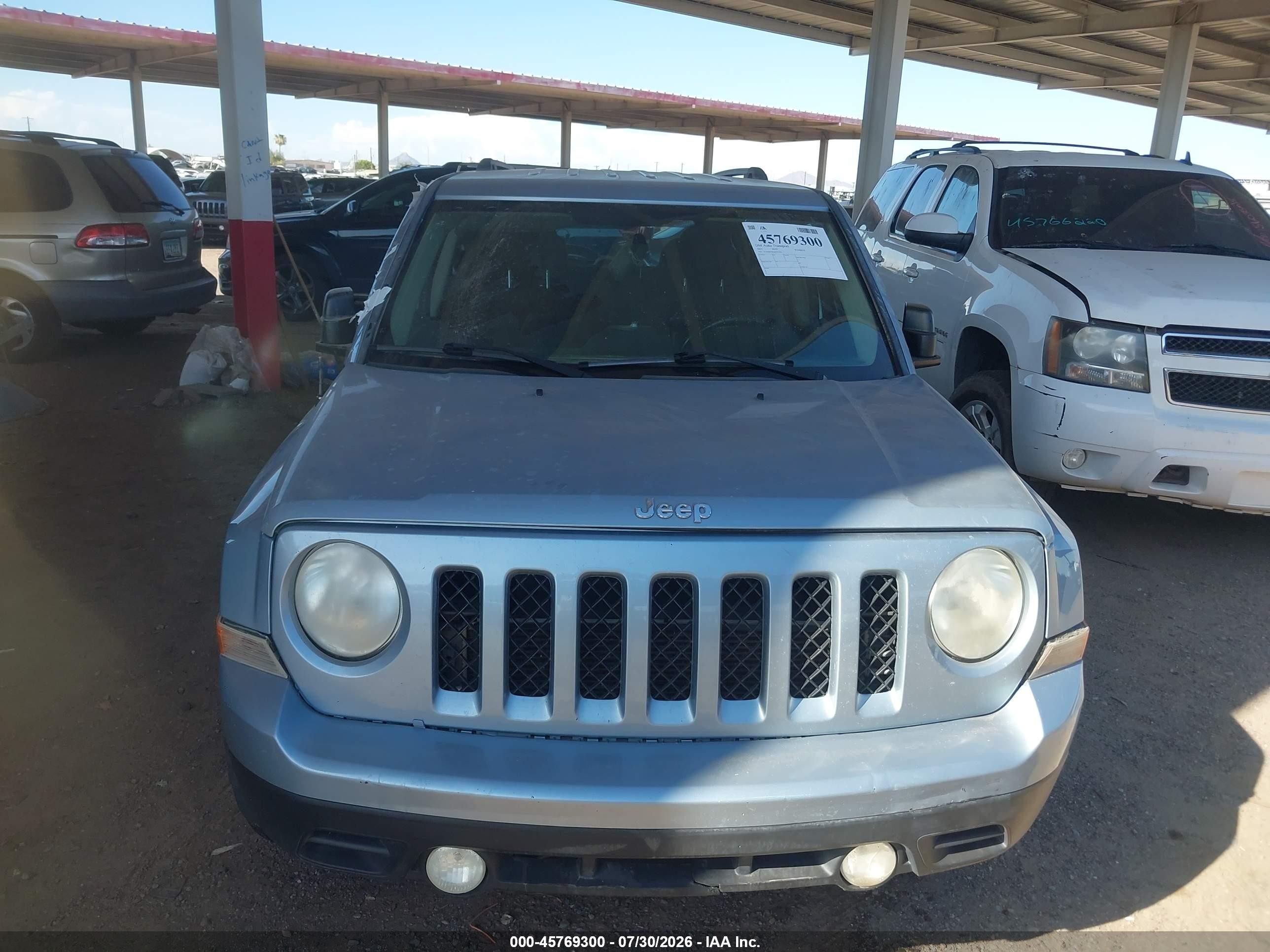 2013 Jeep Patriot Latitude Синий vin: 1C4NJRFB6DD221956