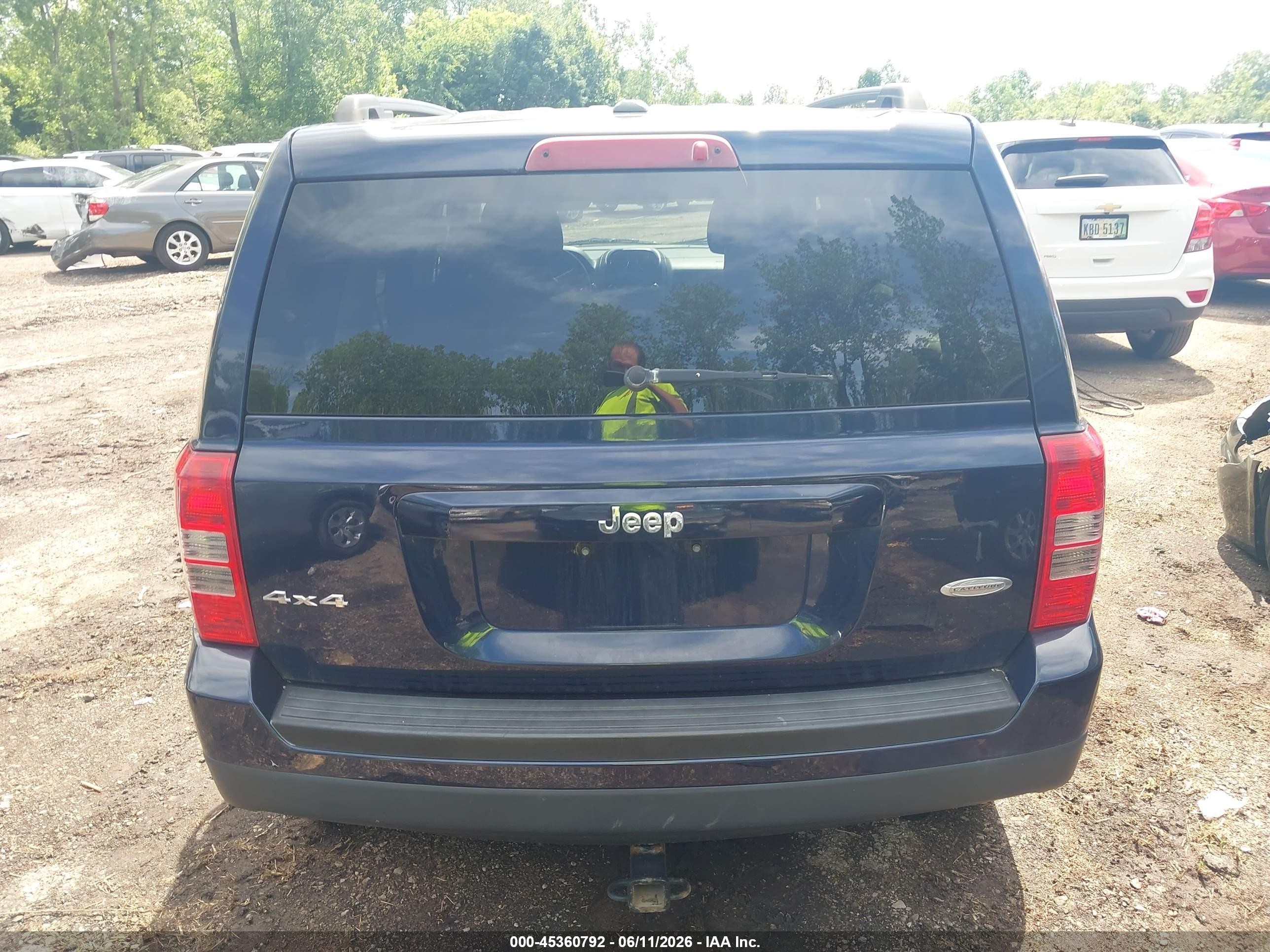 2014 Jeep Patriot Latitude Dark Blue vin: 1C4NJRFB6ED508960