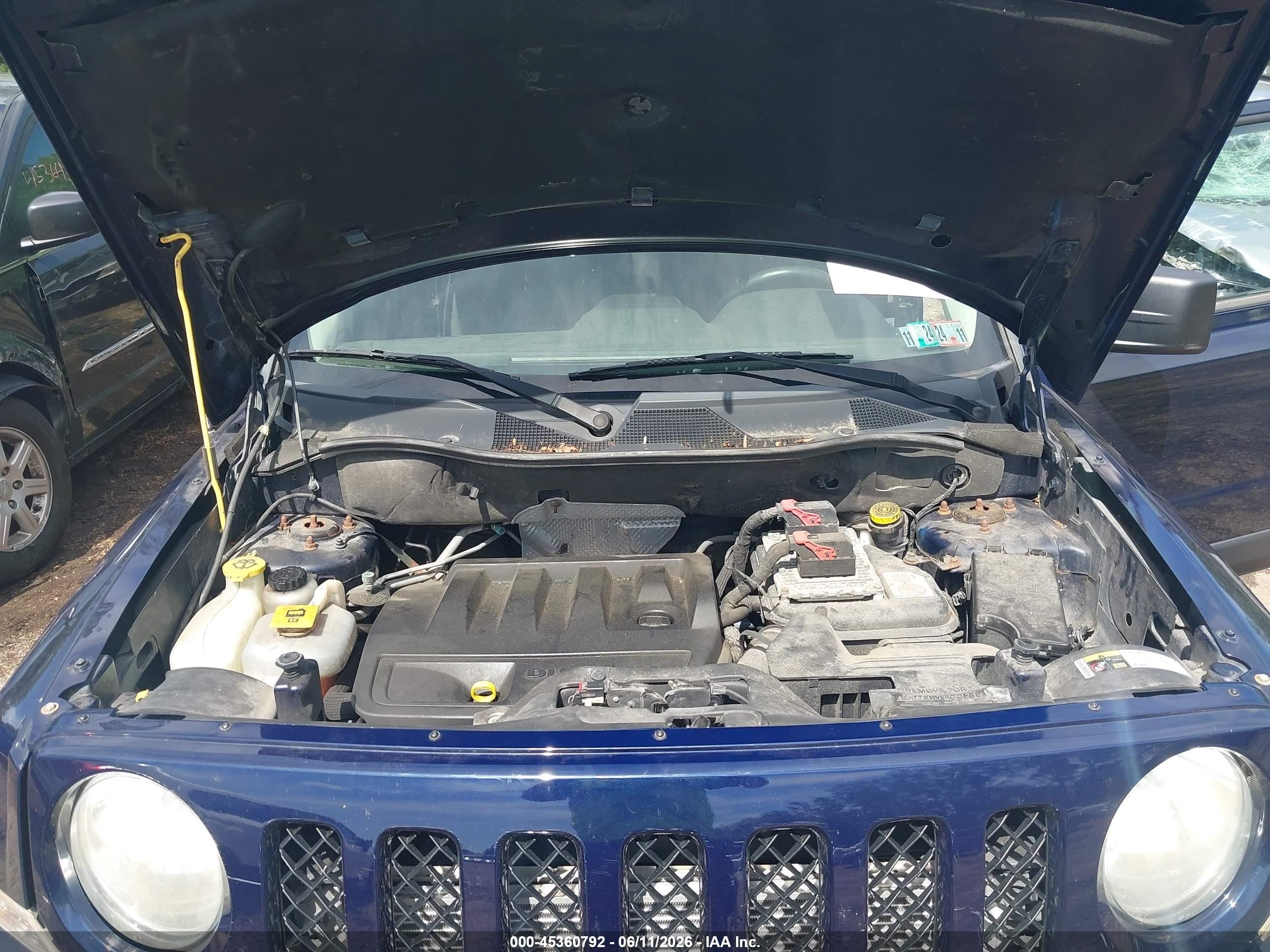 2014 Jeep Patriot Latitude Dark Blue vin: 1C4NJRFB6ED508960