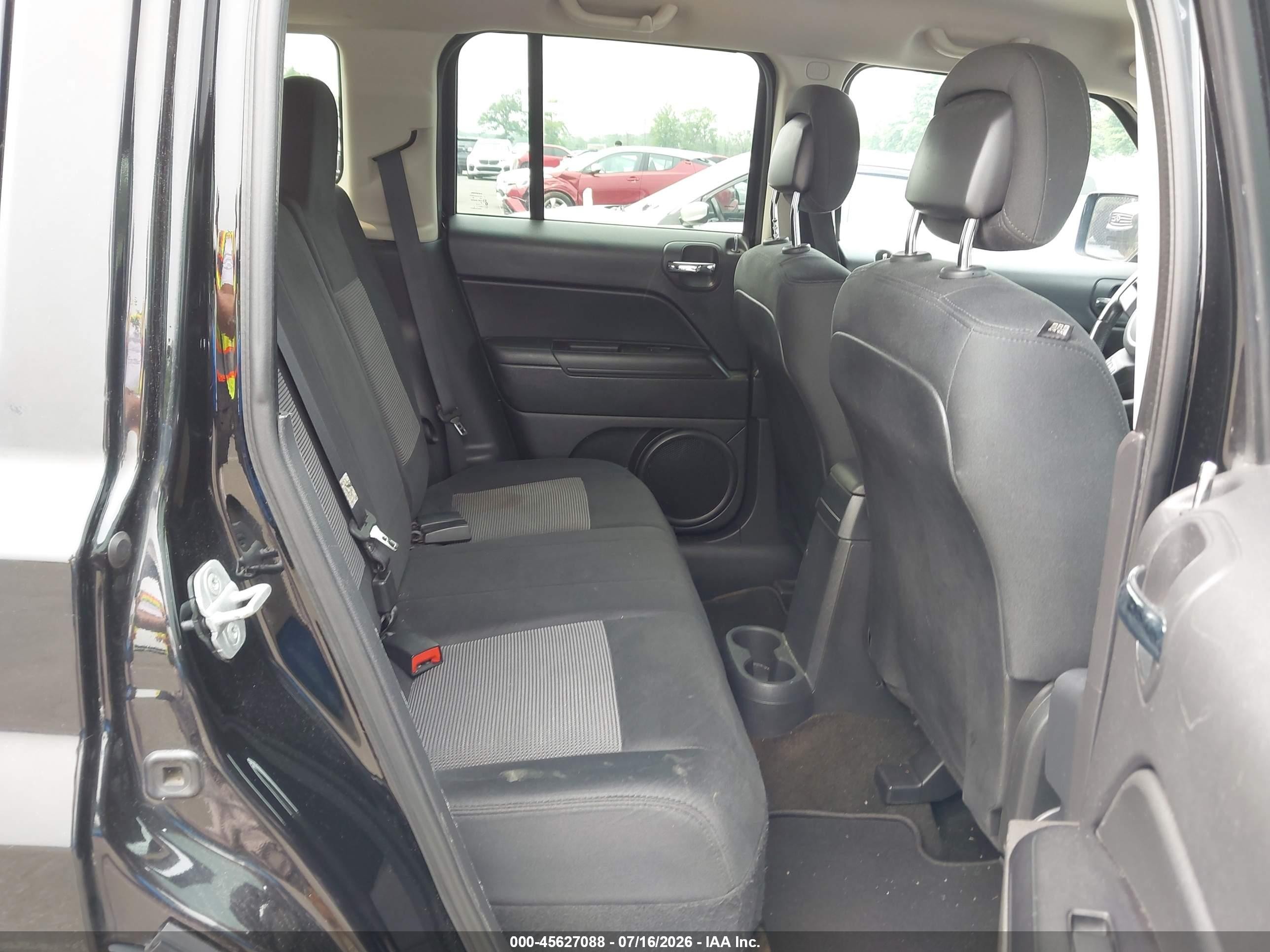 2014 Jeep Patriot Latitude Черный vin: 1C4NJRFB6ED512300