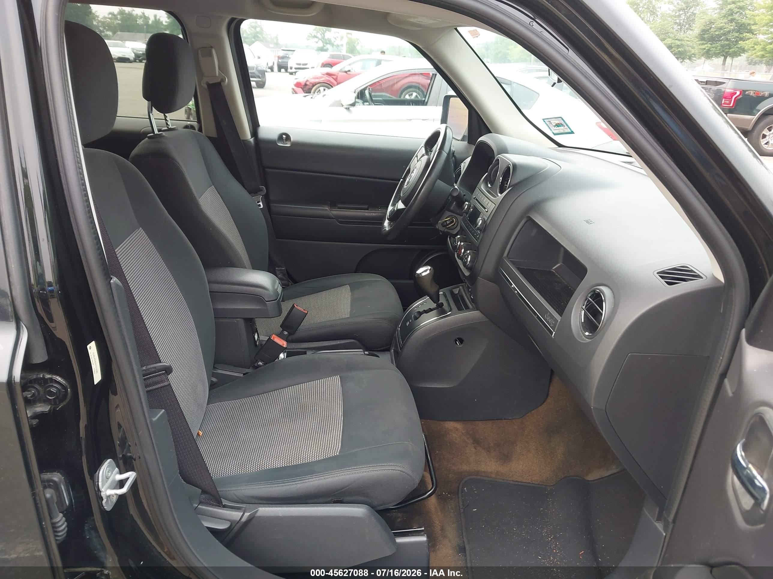 2014 Jeep Patriot Latitude Черный vin: 1C4NJRFB6ED512300