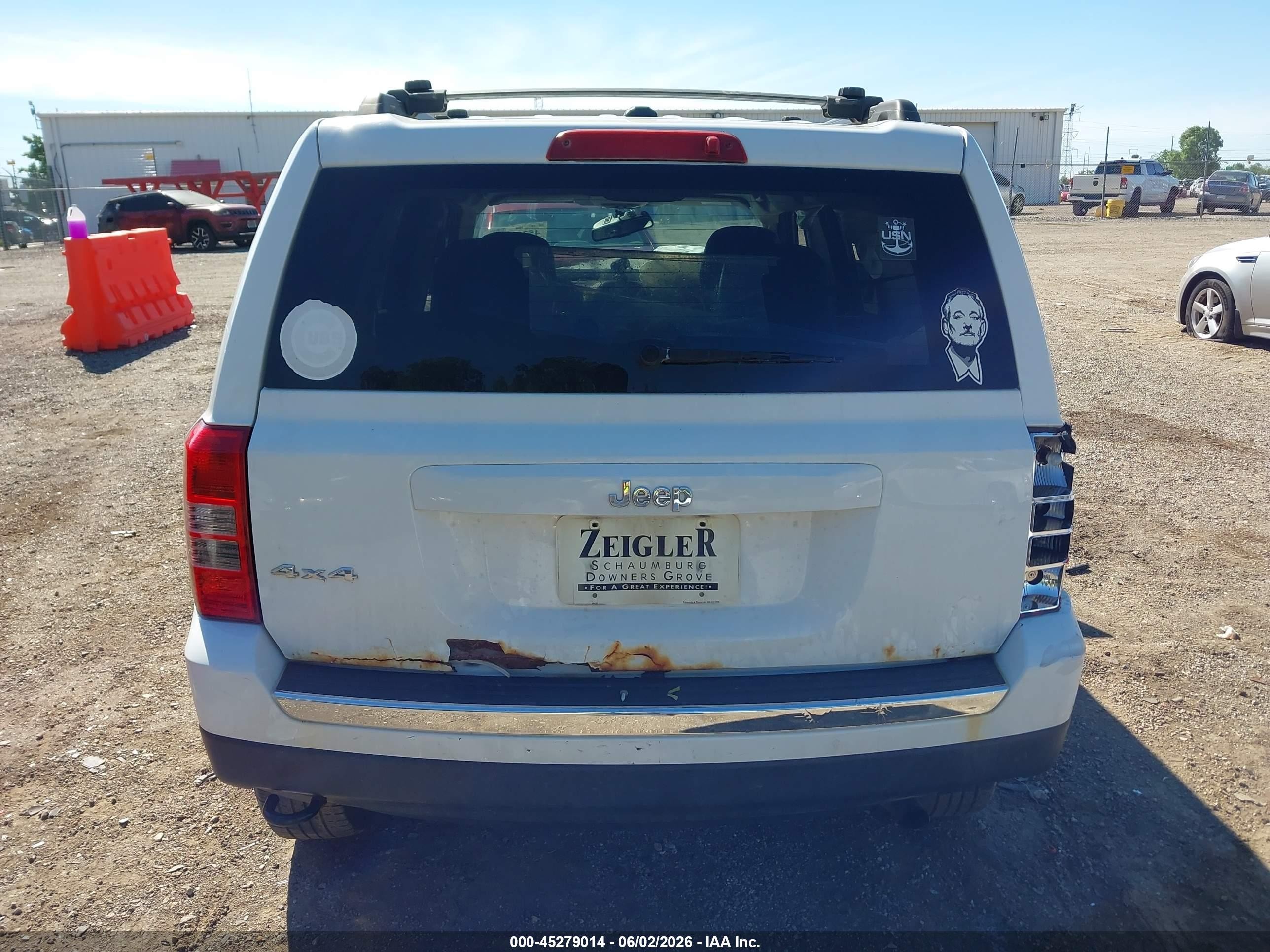 2014 Jeep Patriot Latitude White vin: 1C4NJRFB6ED617547