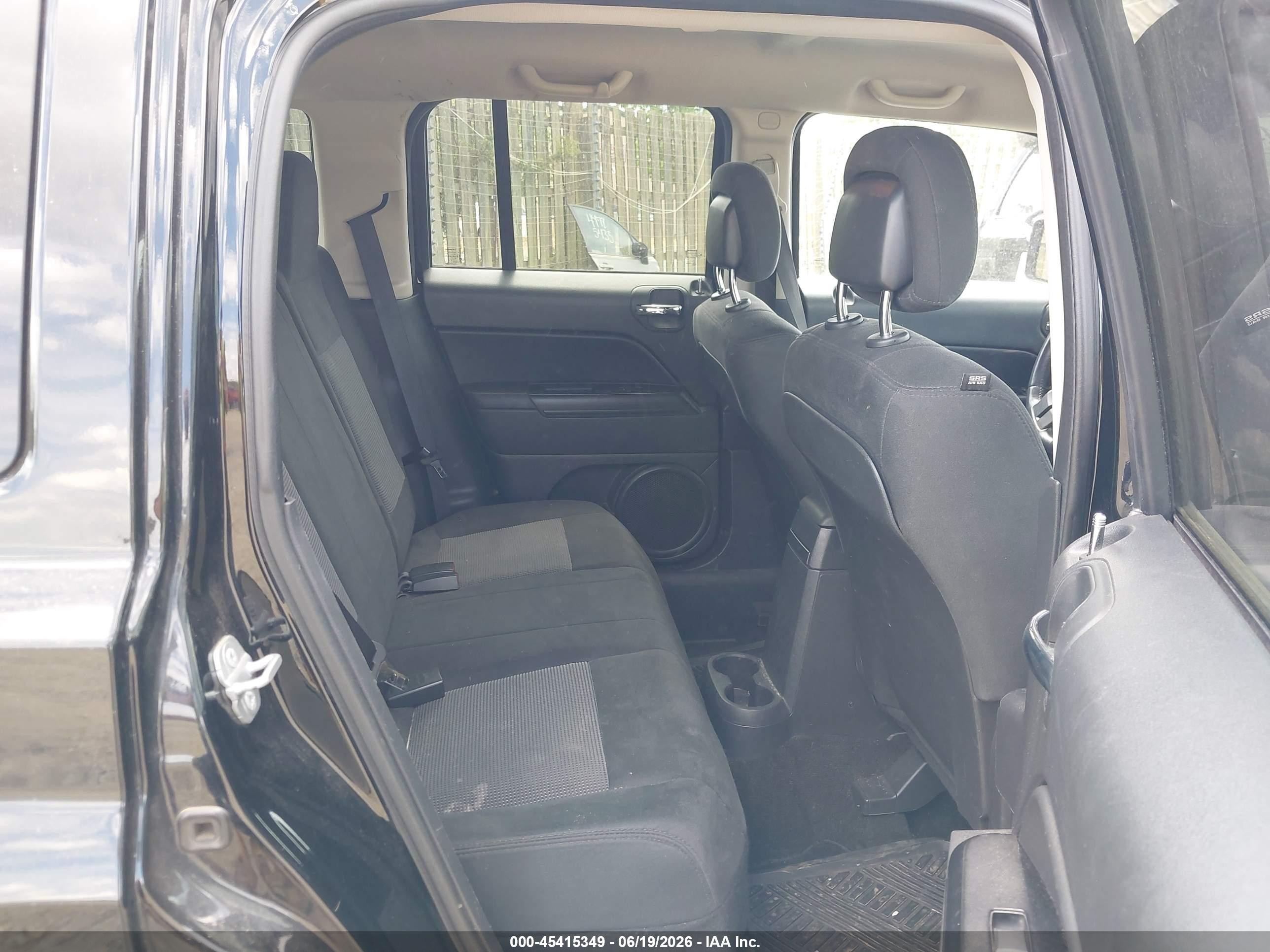 2014 Jeep Patriot Latitude Черный vin: 1C4NJRFB6ED659586