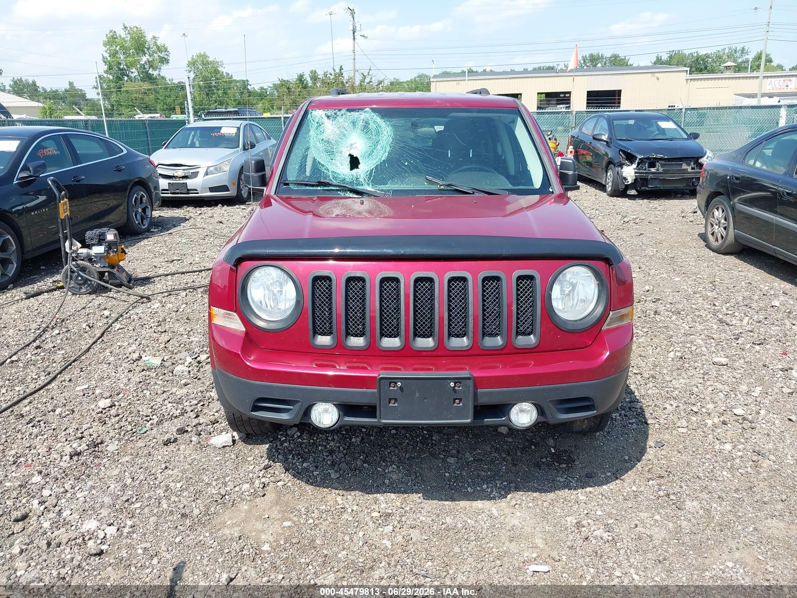 2014 Jeep Patriot Latitude Maroon vin: 1C4NJRFB6ED660818