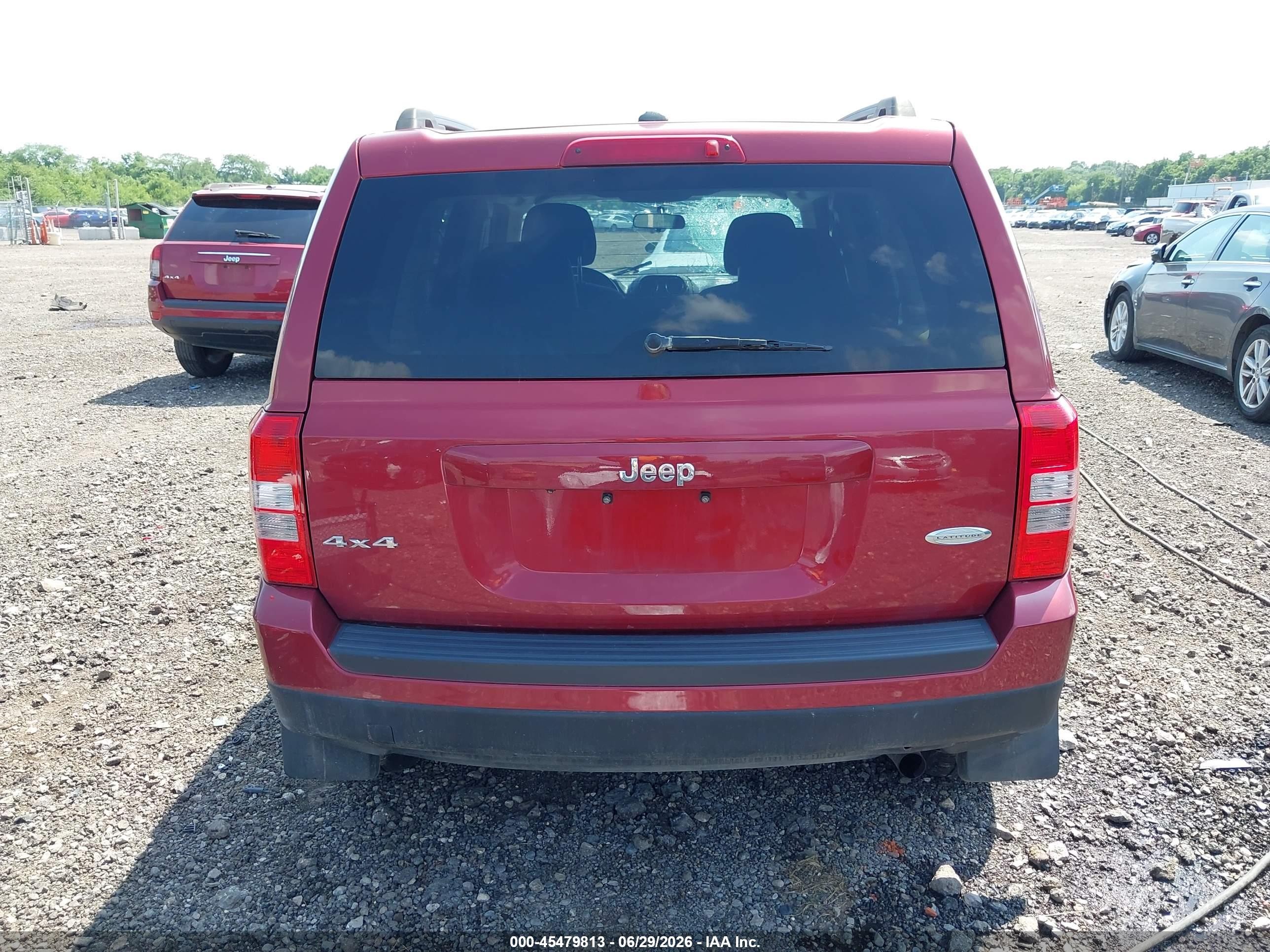 2014 Jeep Patriot Latitude Maroon vin: 1C4NJRFB6ED660818
