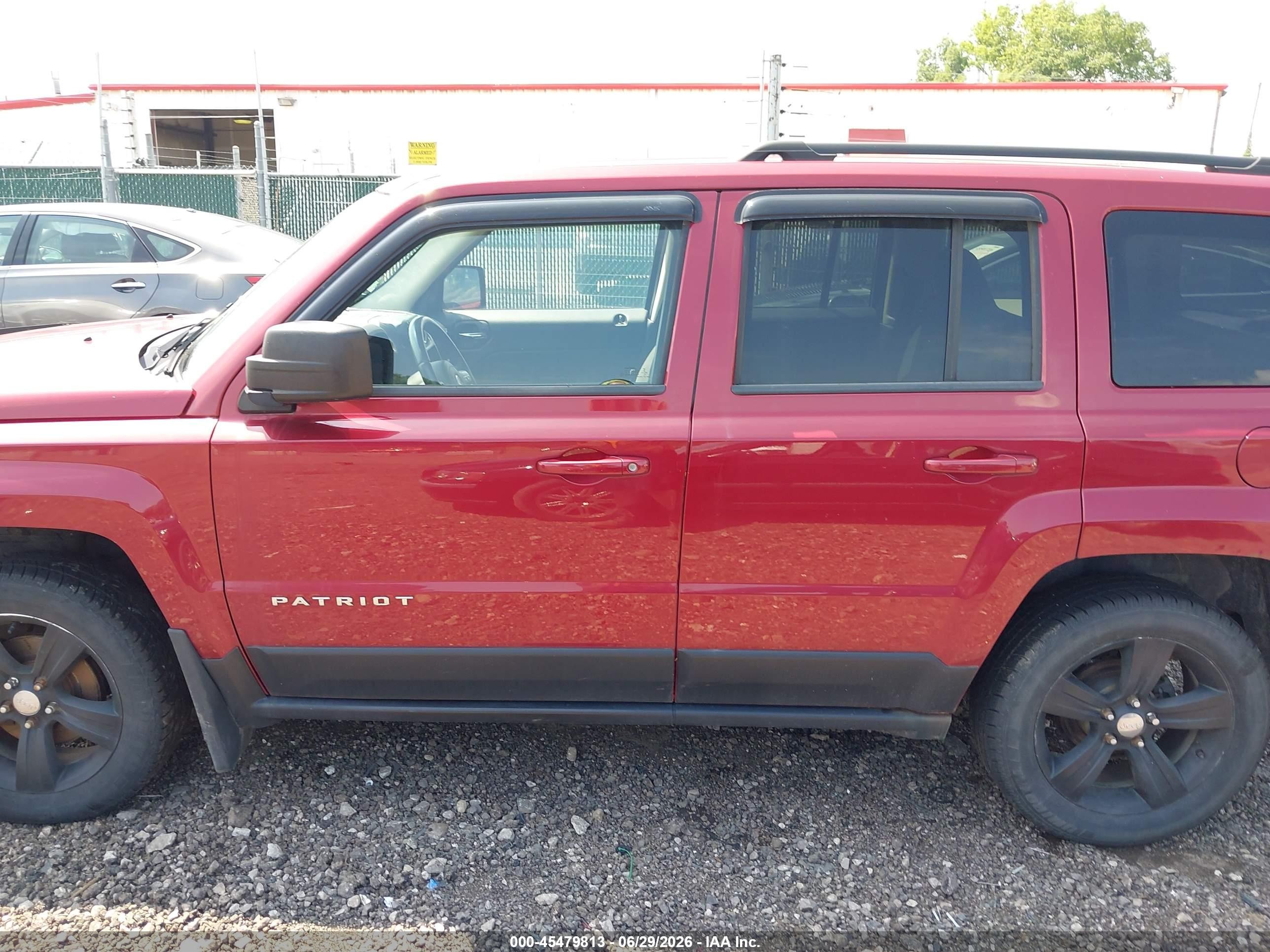 2014 Jeep Patriot Latitude Maroon vin: 1C4NJRFB6ED660818