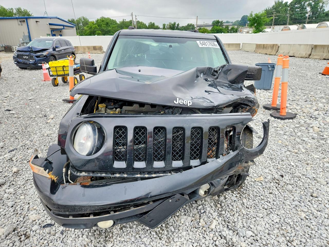 2014 Jeep Patriot Latitude Black vin: 1C4NJRFB6ED799105
