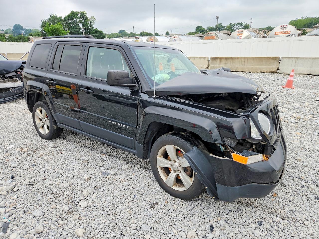 2014 Jeep Patriot Latitude Black vin: 1C4NJRFB6ED799105