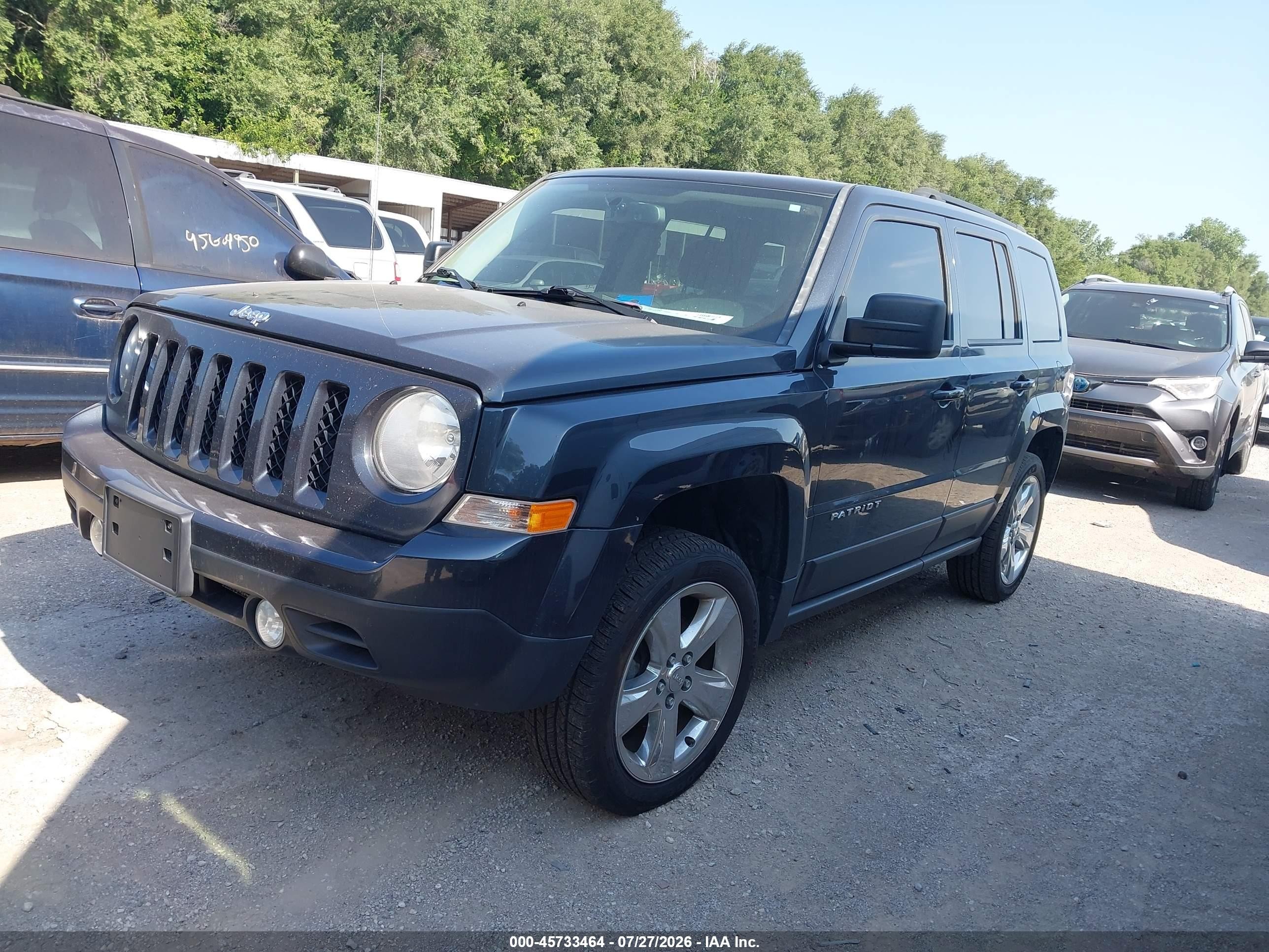 2014 Jeep Patriot Latitude Gray vin: 1C4NJRFB6ED862476