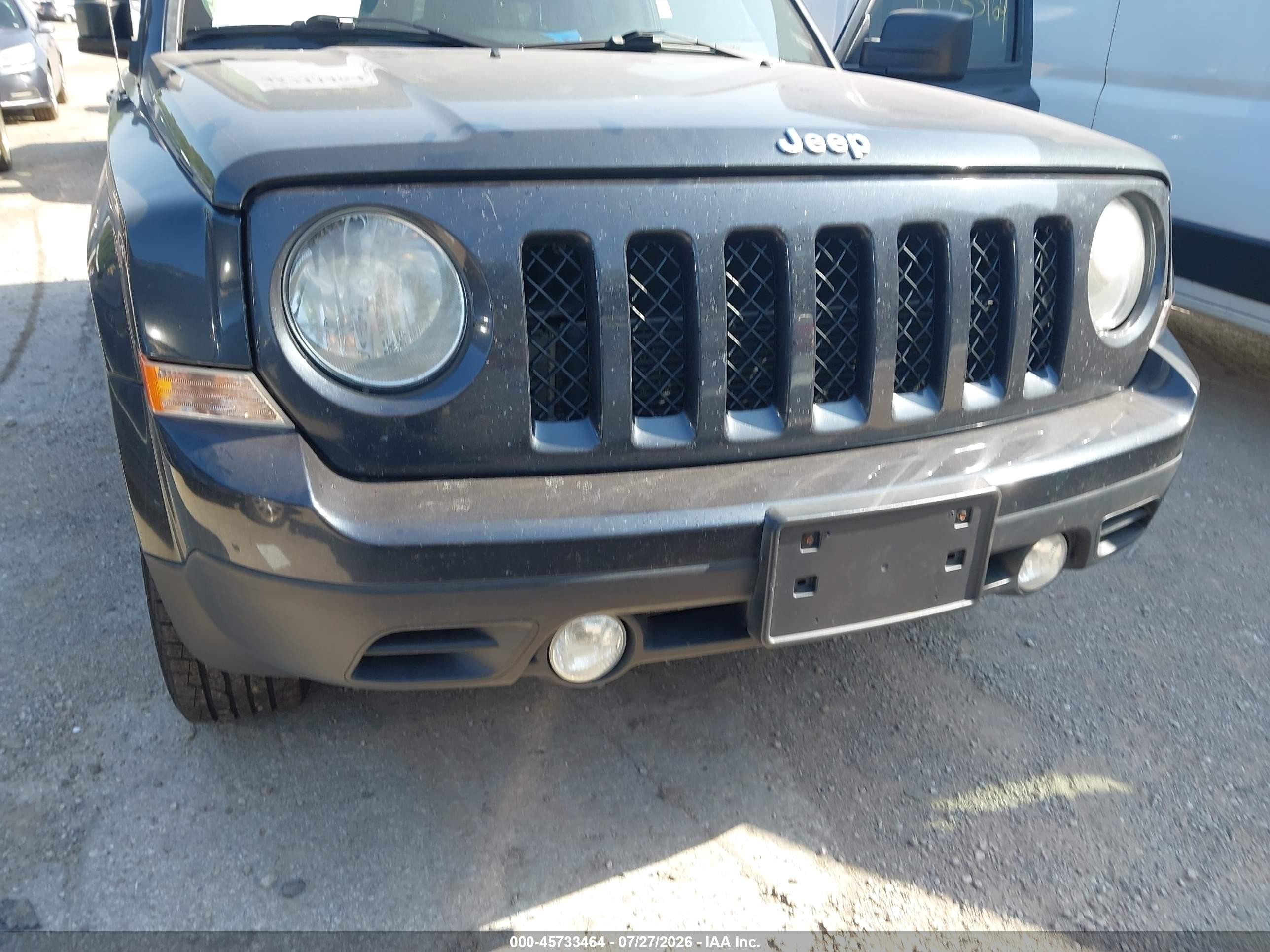 2014 Jeep Patriot Latitude Gray vin: 1C4NJRFB6ED862476
