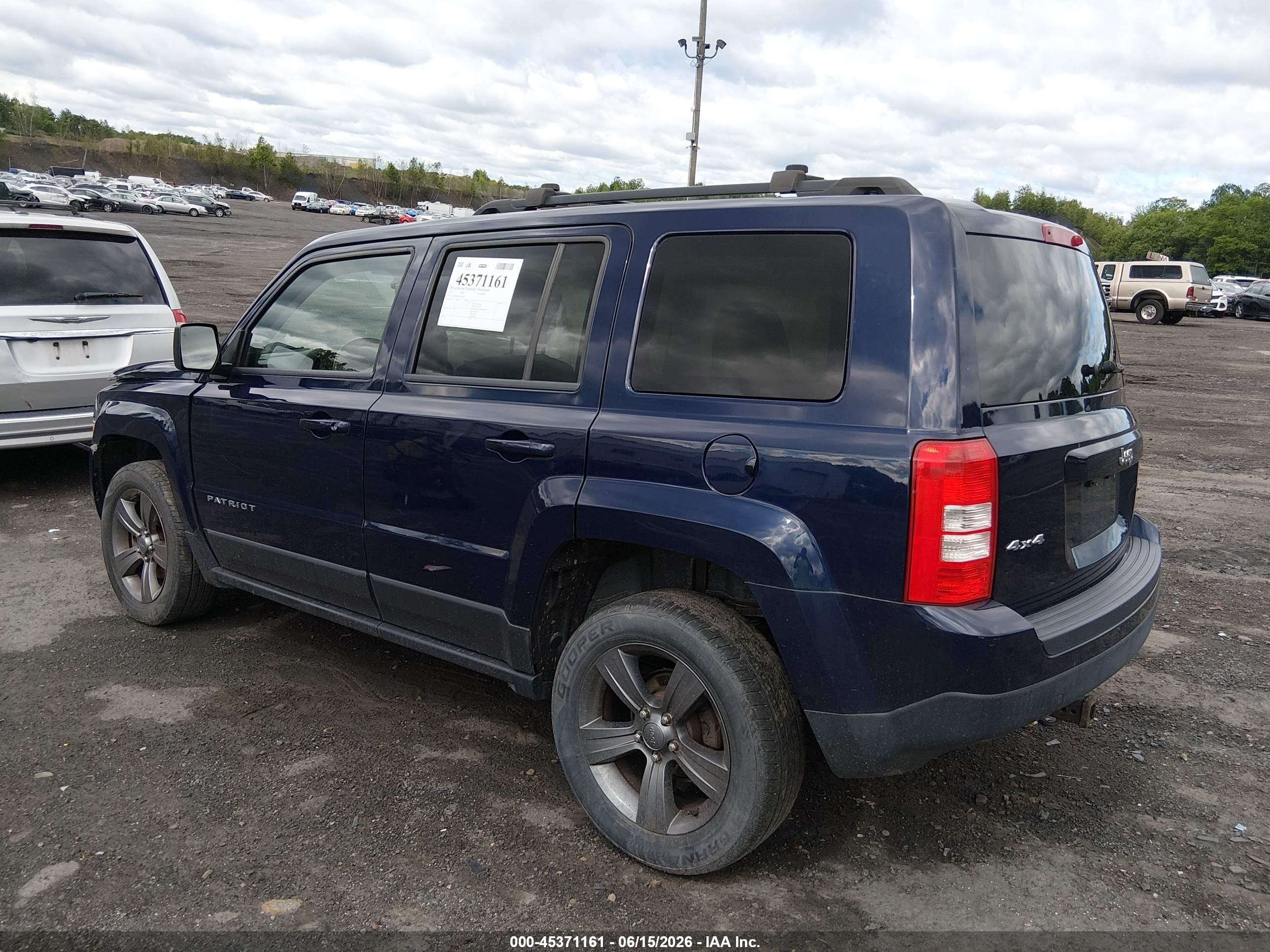 2015 Jeep Patriot High Altitude Edition Gray vin: 1C4NJRFB6FD168257