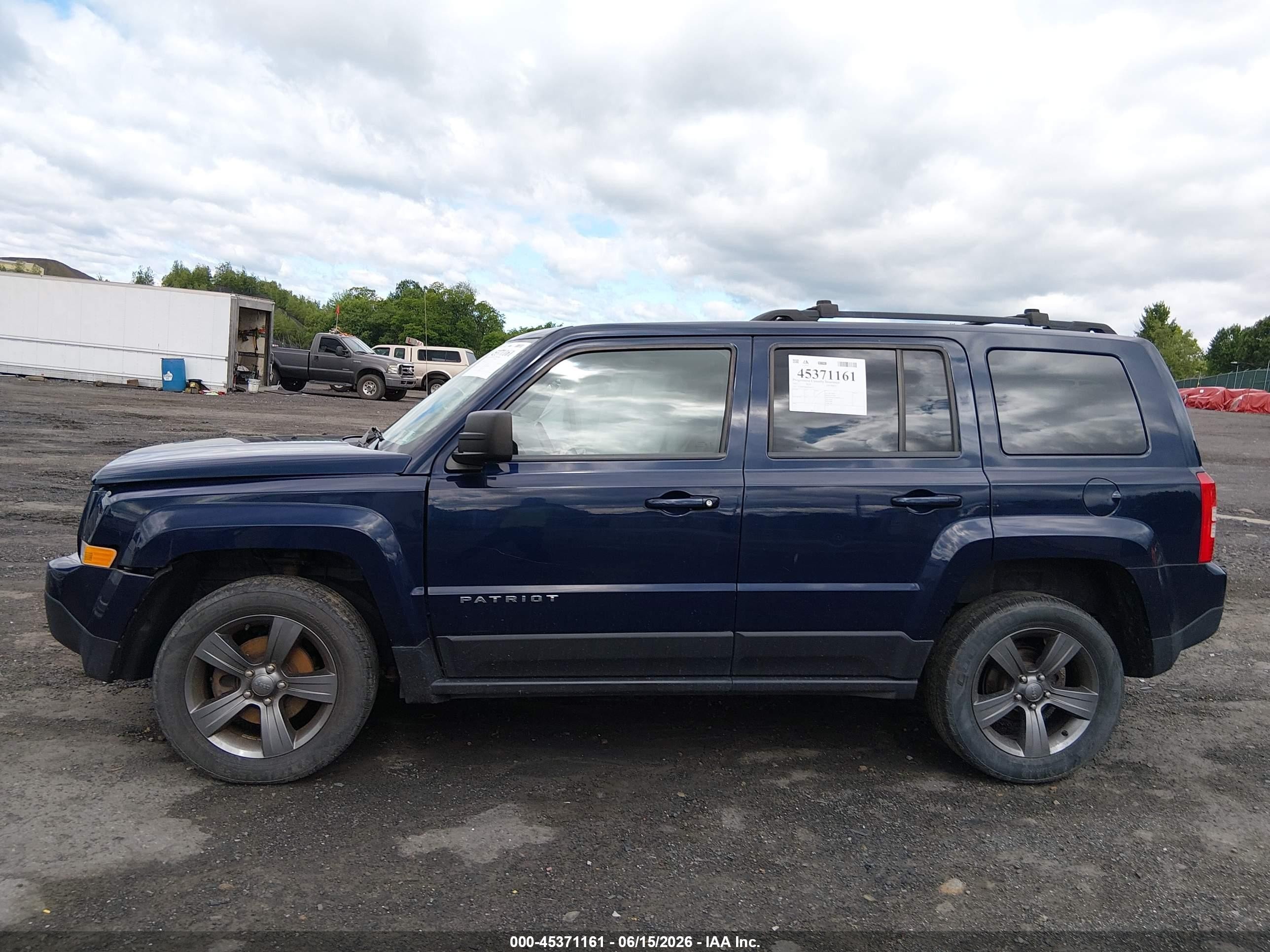 2015 Jeep Patriot High Altitude Edition Gray vin: 1C4NJRFB6FD168257
