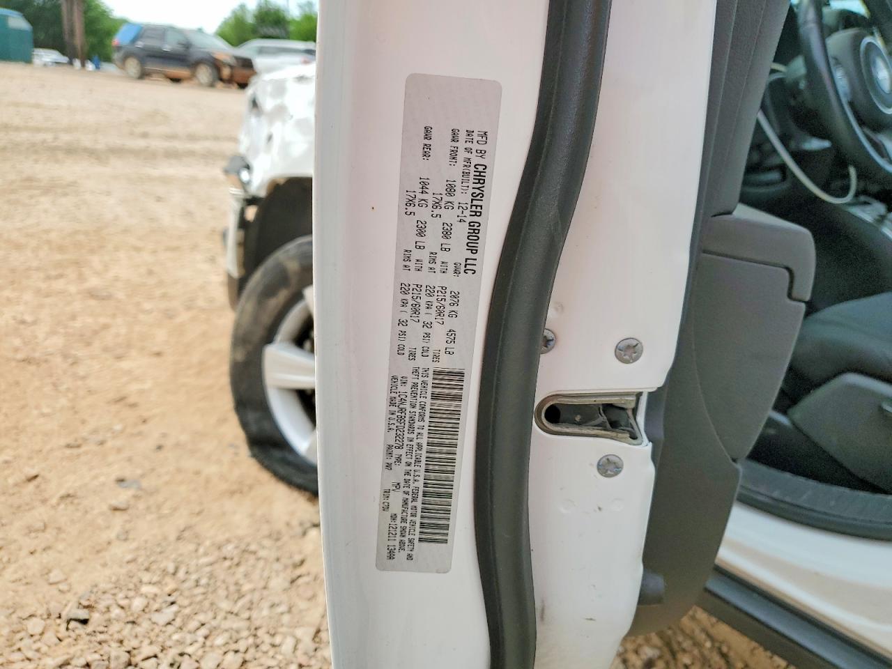 2015 Jeep Patriot Latitude White vin: 1C4NJRFB6FD232278