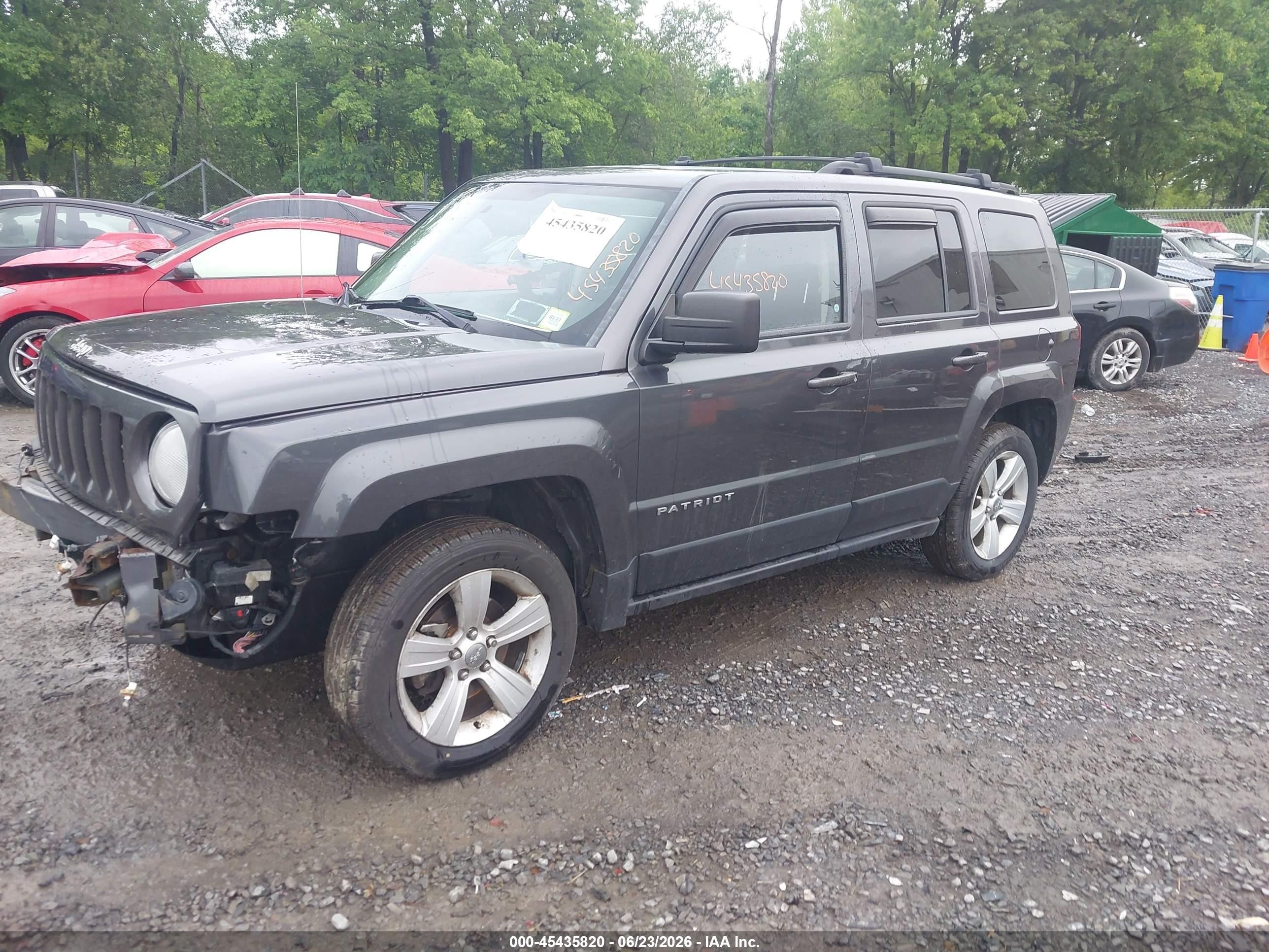 2015 Jeep Patriot Latitude Black vin: 1C4NJRFB6FD258573