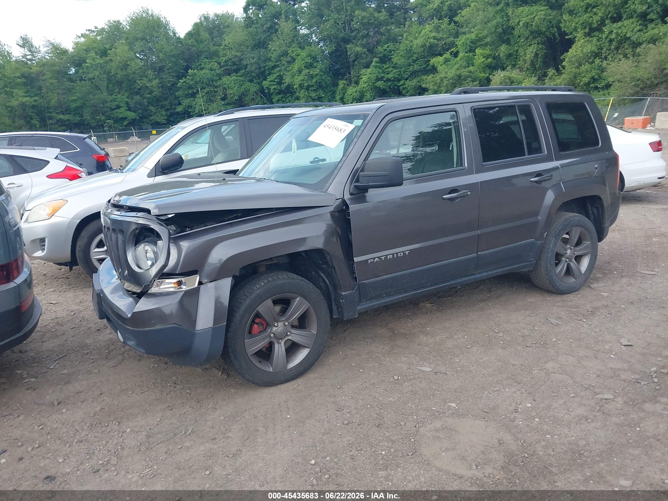 2015 Jeep Patriot High Altitude Edition Gray vin: 1C4NJRFB6FD272134