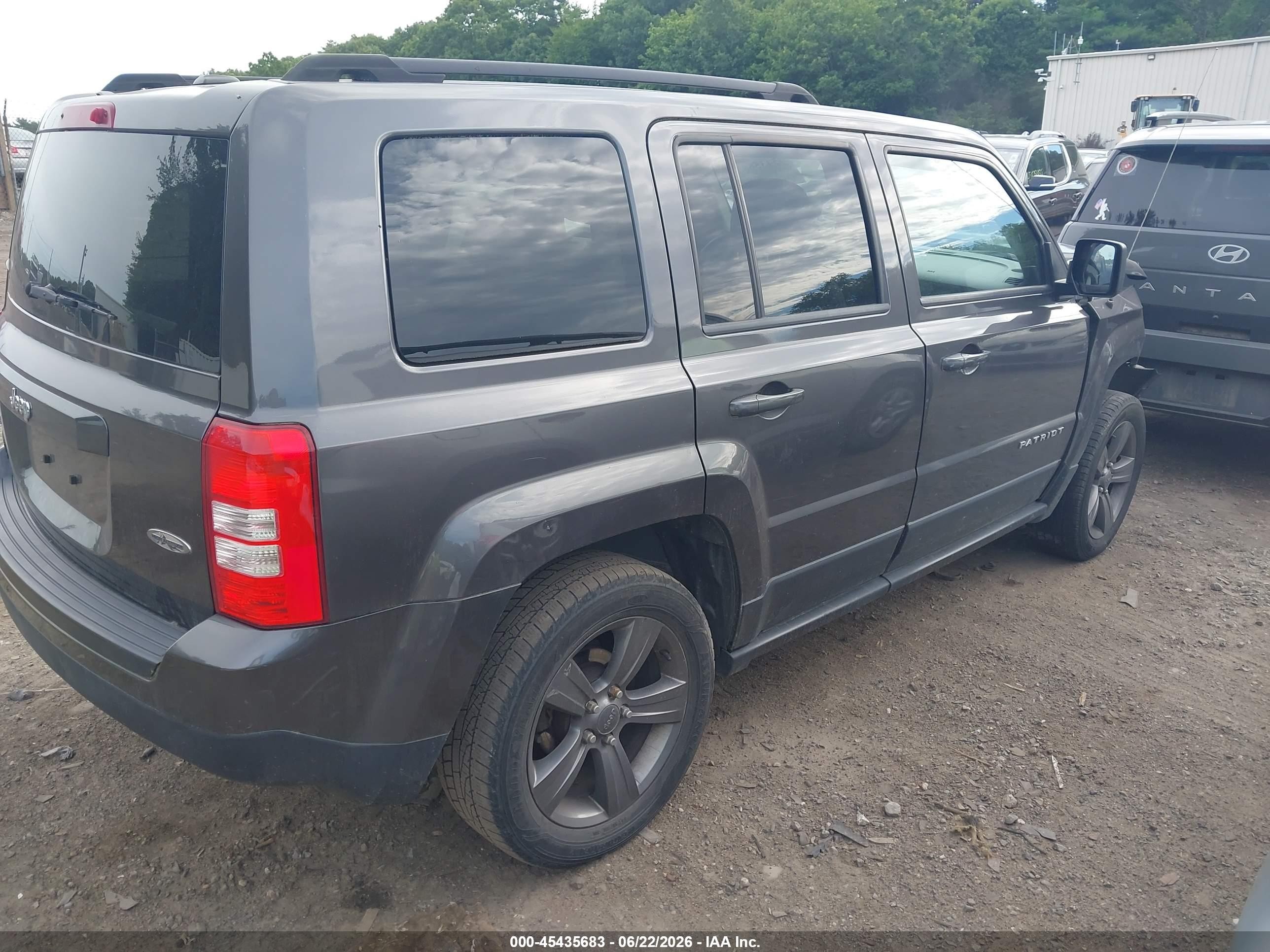 2015 Jeep Patriot High Altitude Edition Gray vin: 1C4NJRFB6FD272134