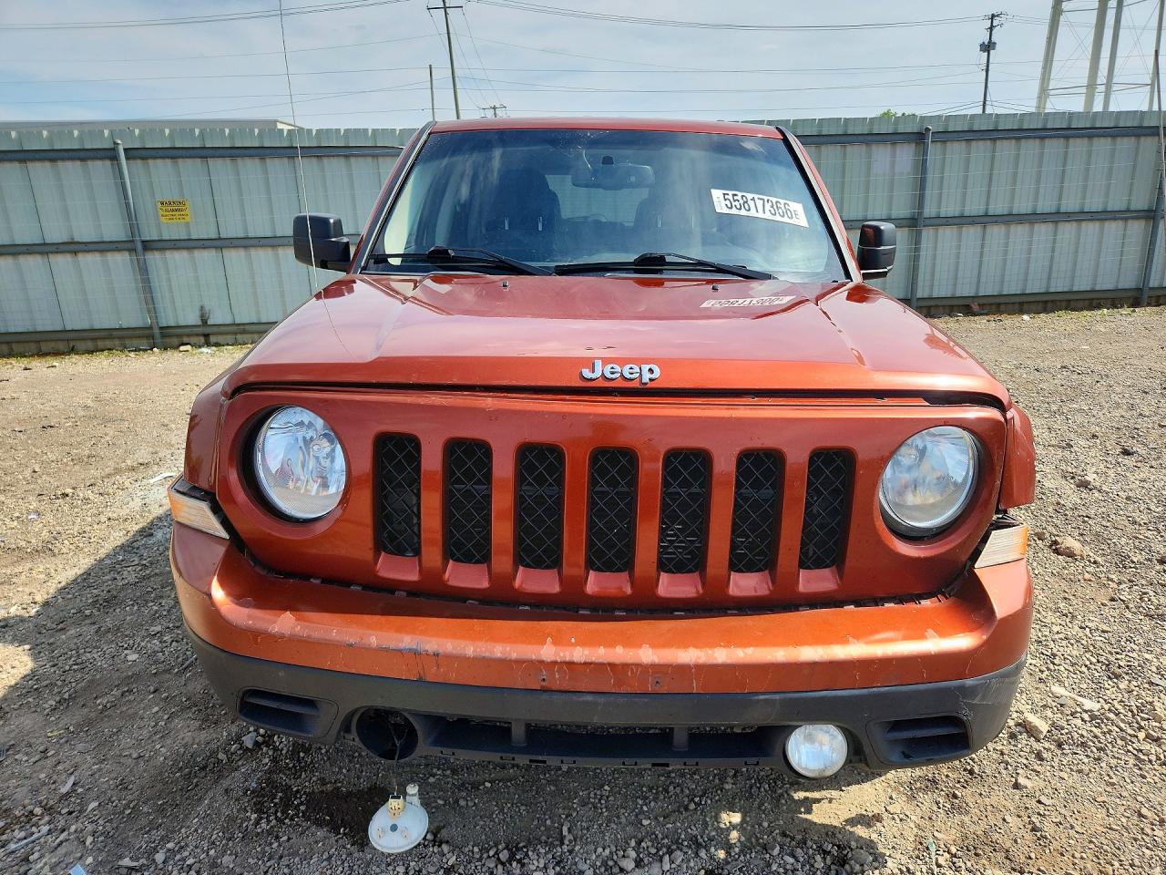 2012 Jeep Patriot Latitude Orange vin: 1C4NJRFB7CD617022