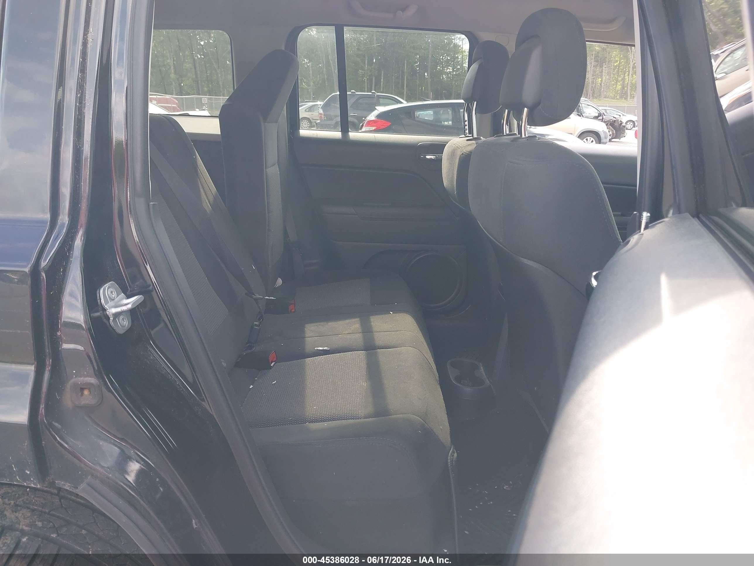 2012 Jeep Patriot Latitude Black vin: 1C4NJRFB7CD718254