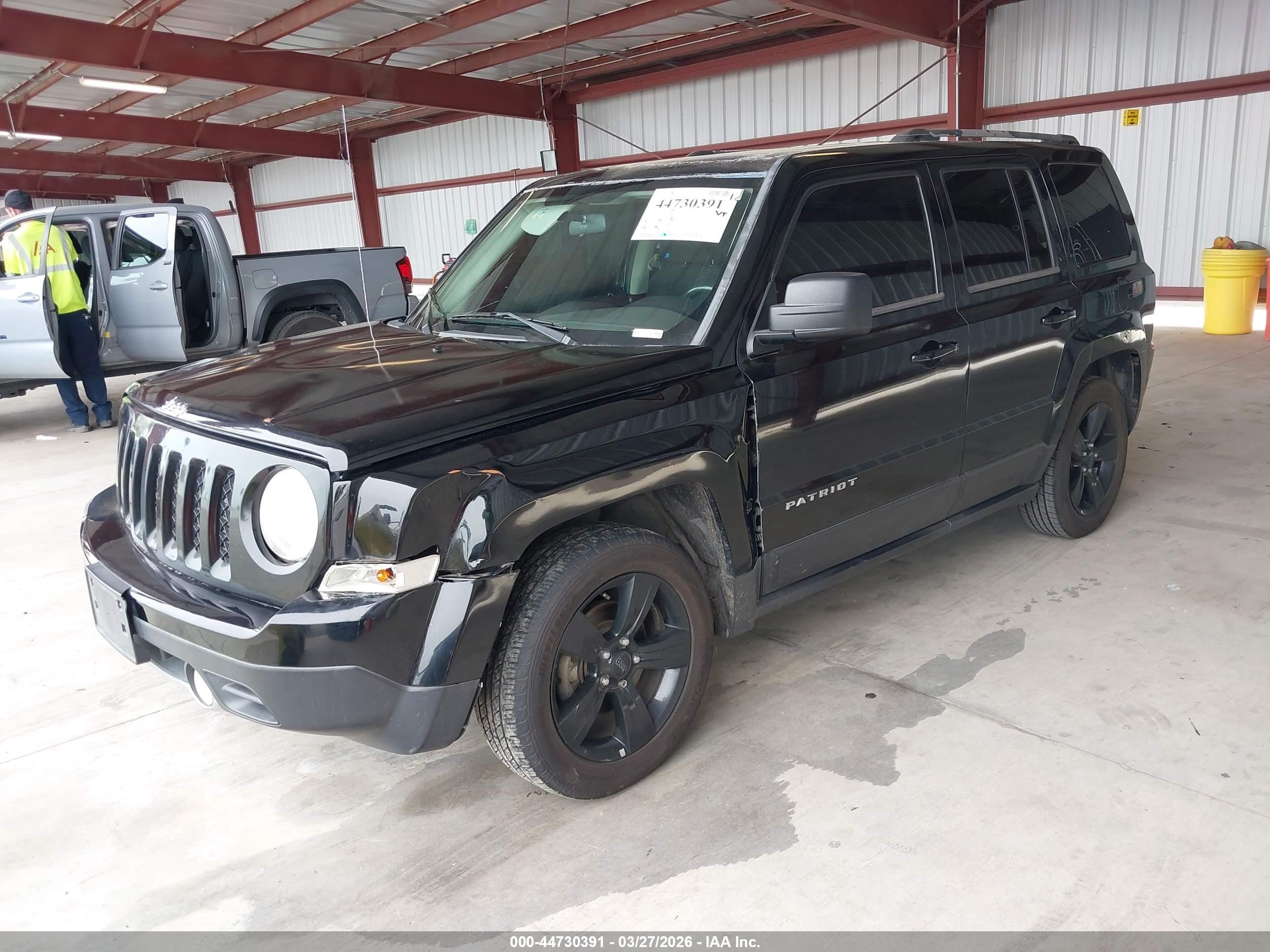 2013 Jeep Patriot Latitude Black vin: 1C4NJRFB7DD236515