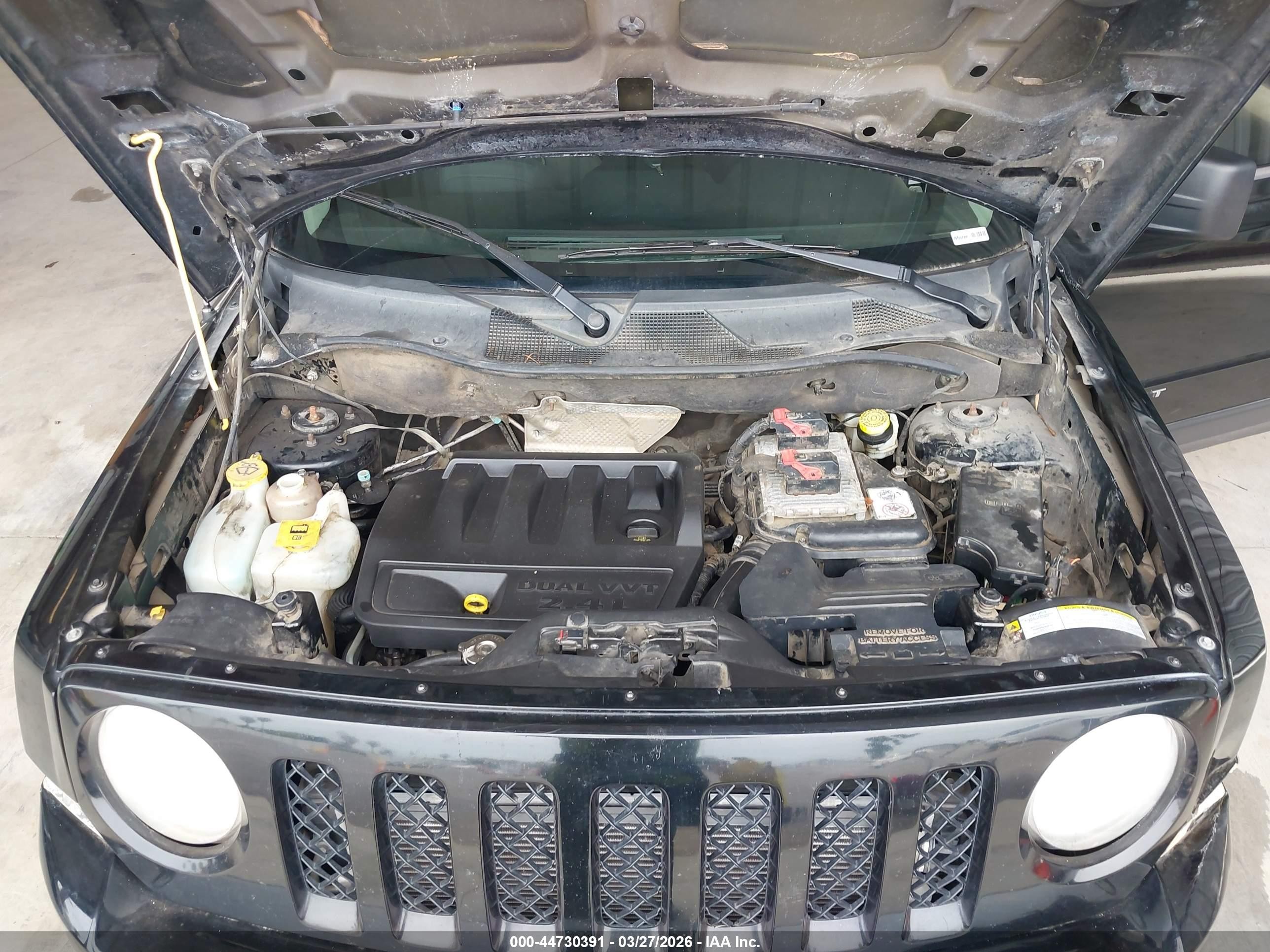 2013 Jeep Patriot Latitude Black vin: 1C4NJRFB7DD236515